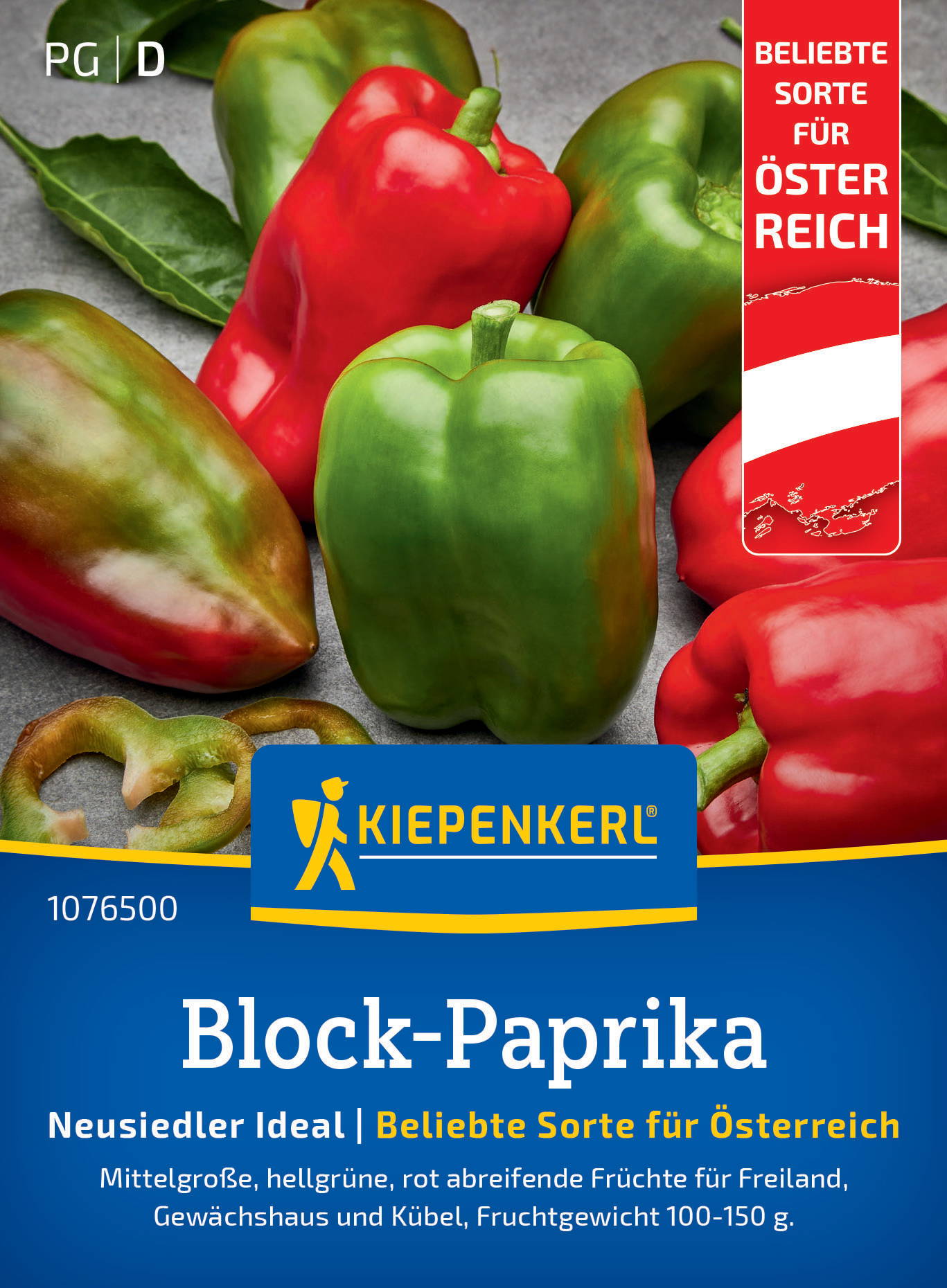 Block-Paprikasamen Neusiedler Ideal 