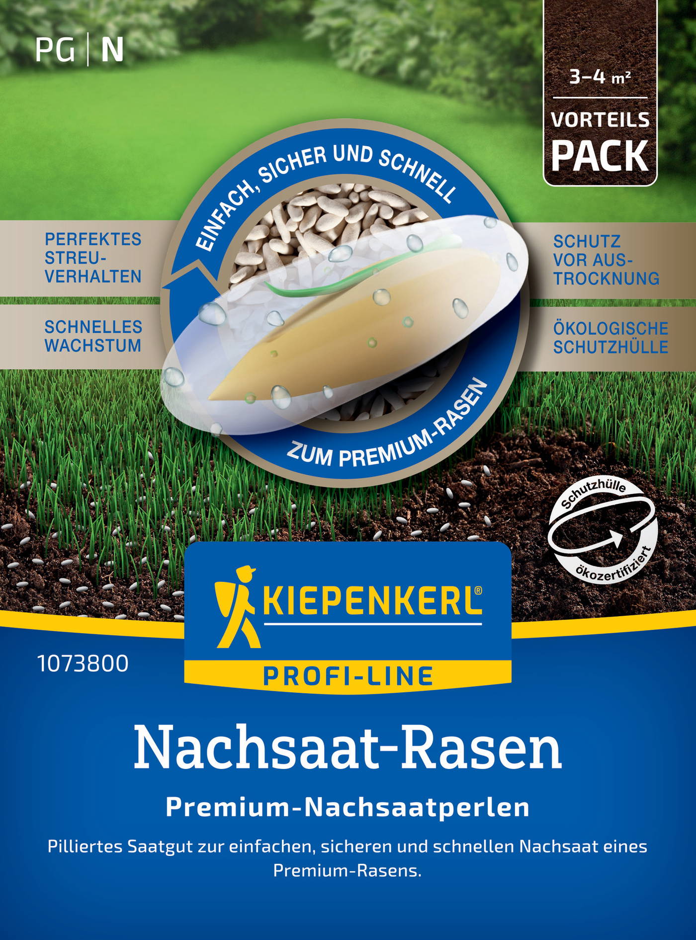 Nachsaat-Rasensamen Premium-Nachsaatperlen