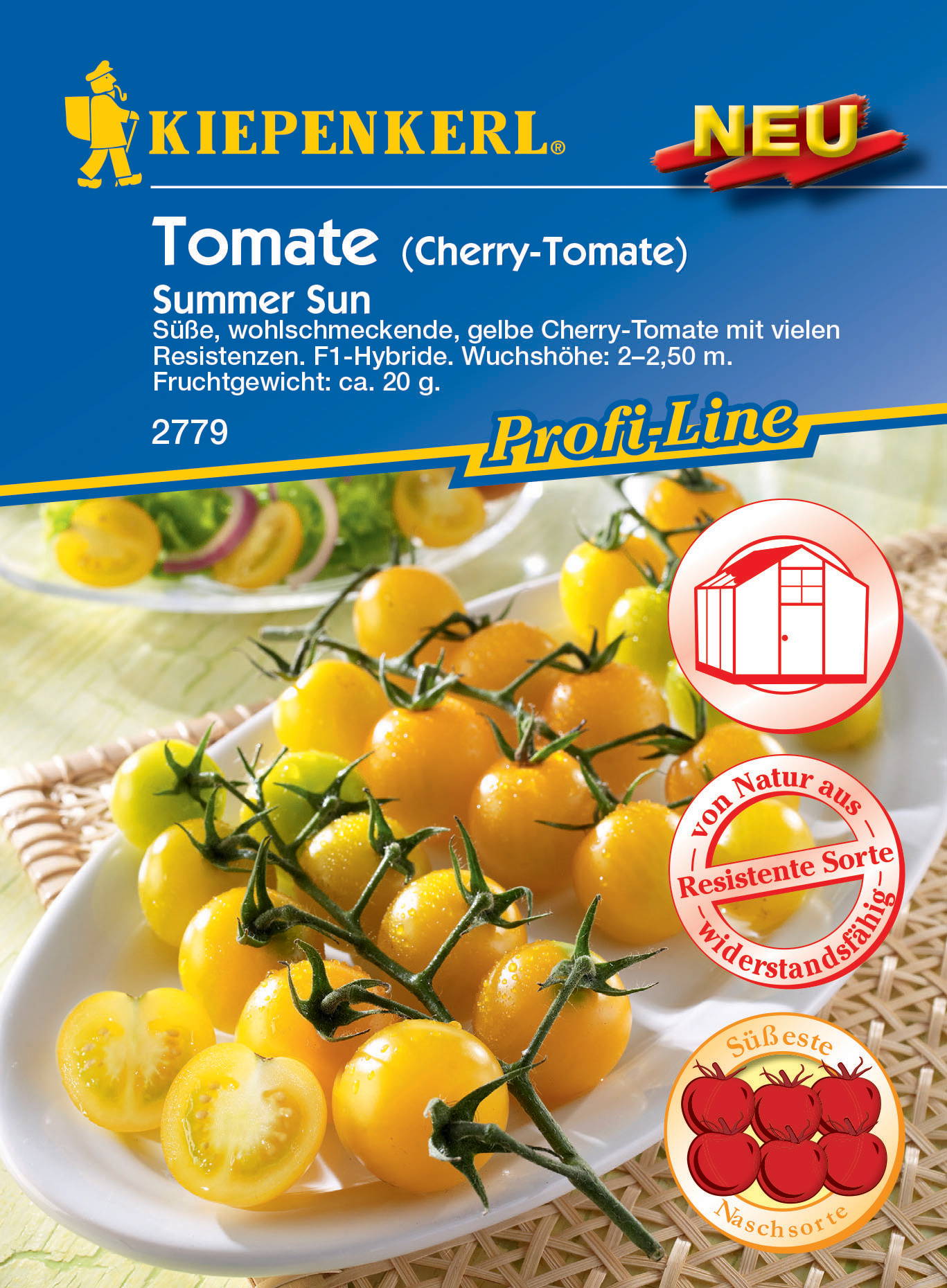 Cherry-Tomatensamen Summer Sun, F1