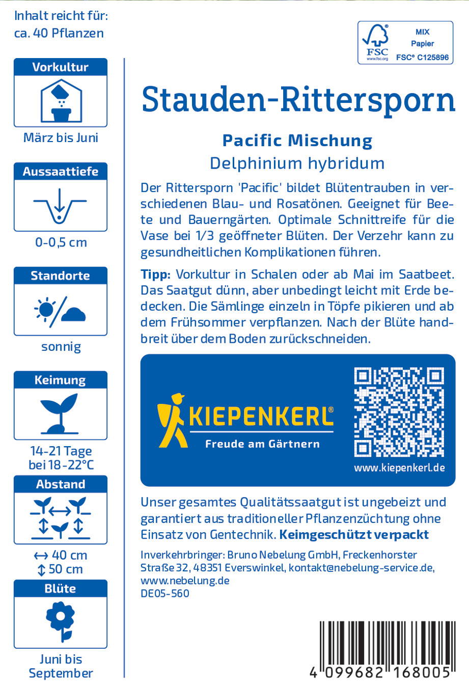 Pflanzensamen für Blüten trauben in blauen und rosafarbenen Farben, für Beete und Bauerngärten, optimal für Töpfe.