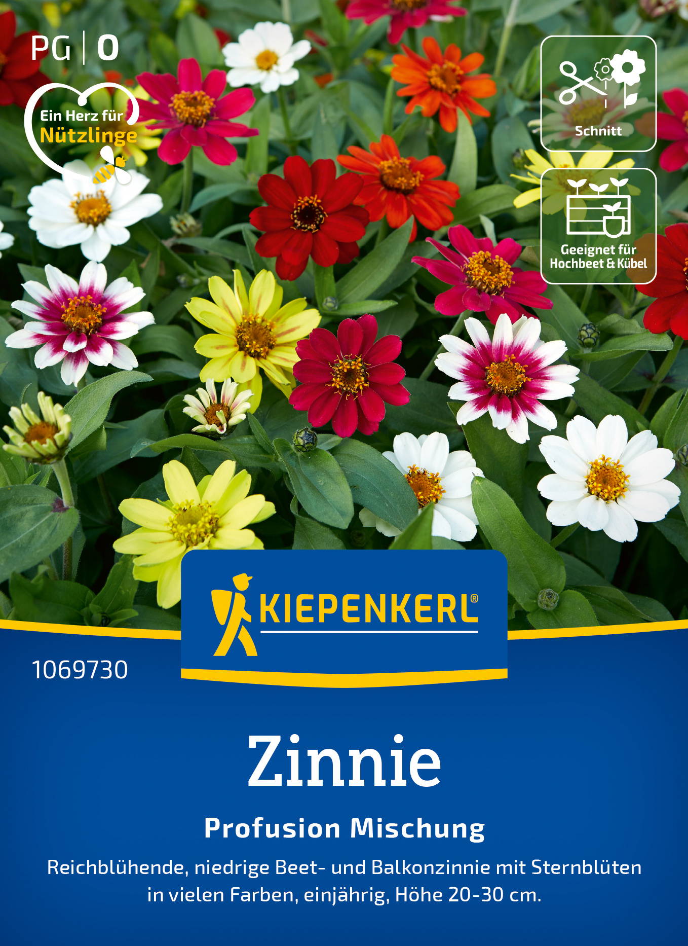Zinniensamen Profusion Mischung
