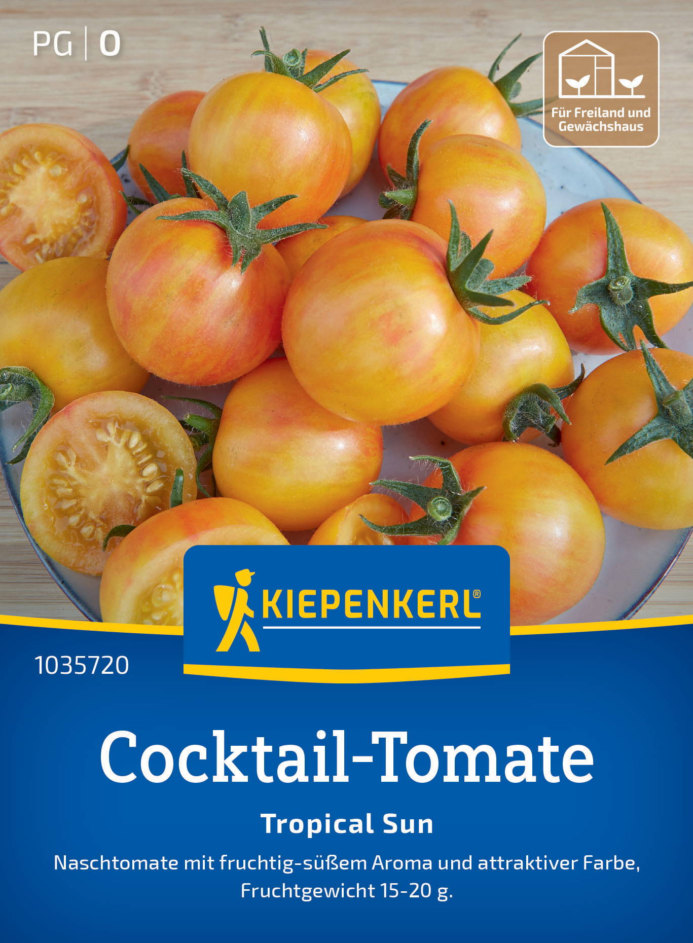 Cocktail-Tomatensamen Tropical Sun, F1