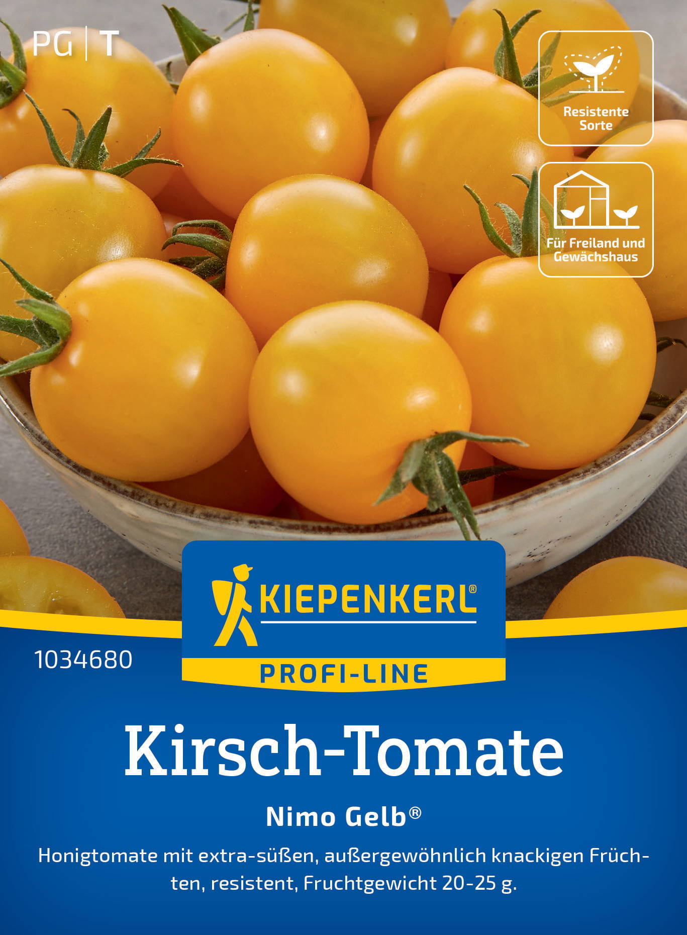 Kirsch-Tomatensamen Nimo Gelb®, F1 