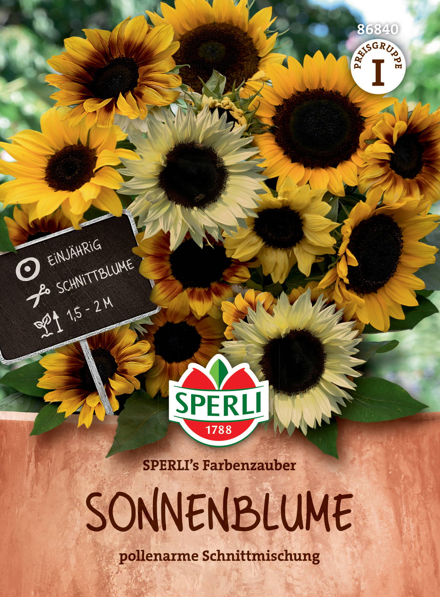 Sonnenblumensamen SPERLI's Farbenzauber, F1