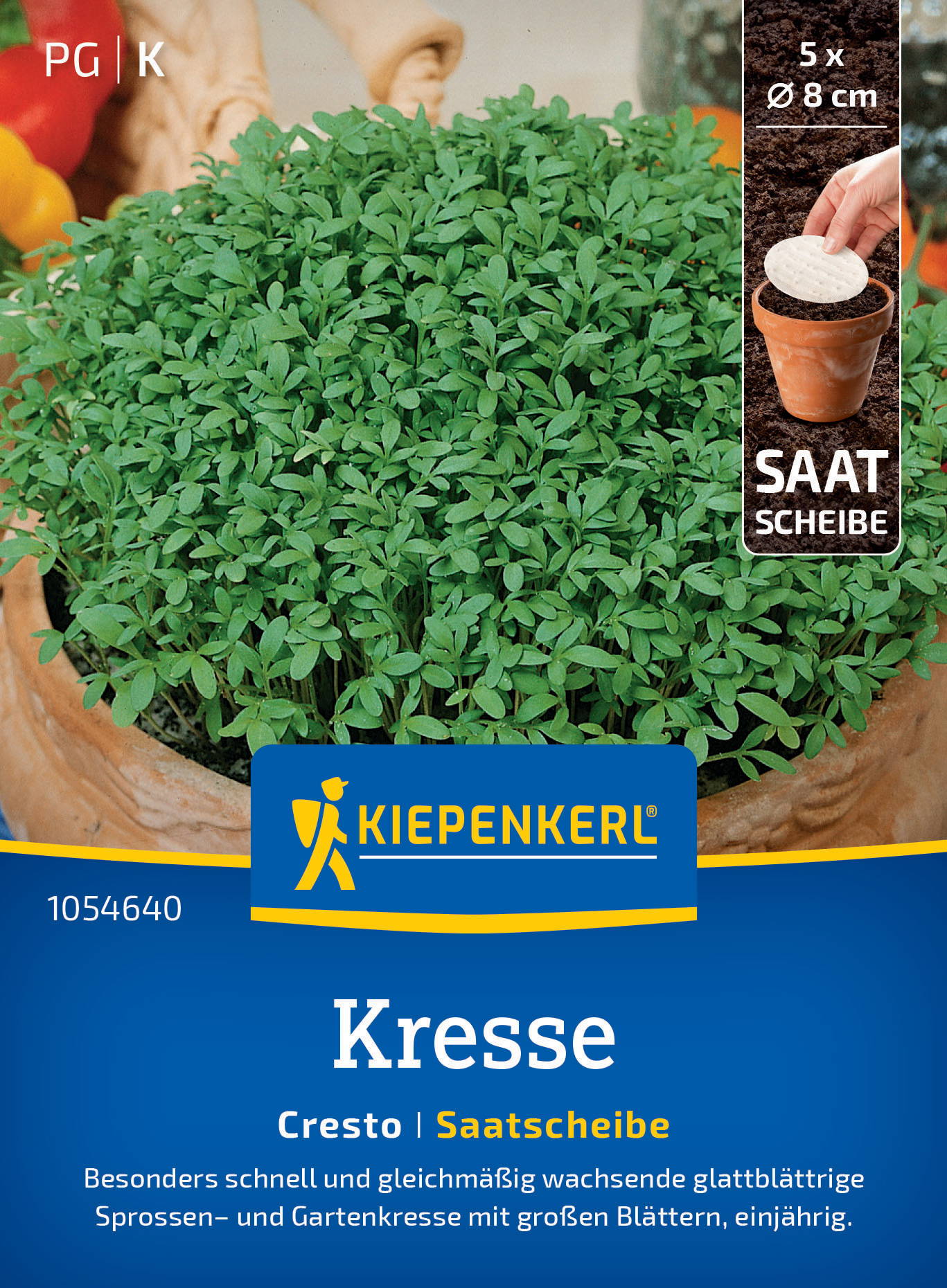 Kressesamen Cresto, Saatscheibe