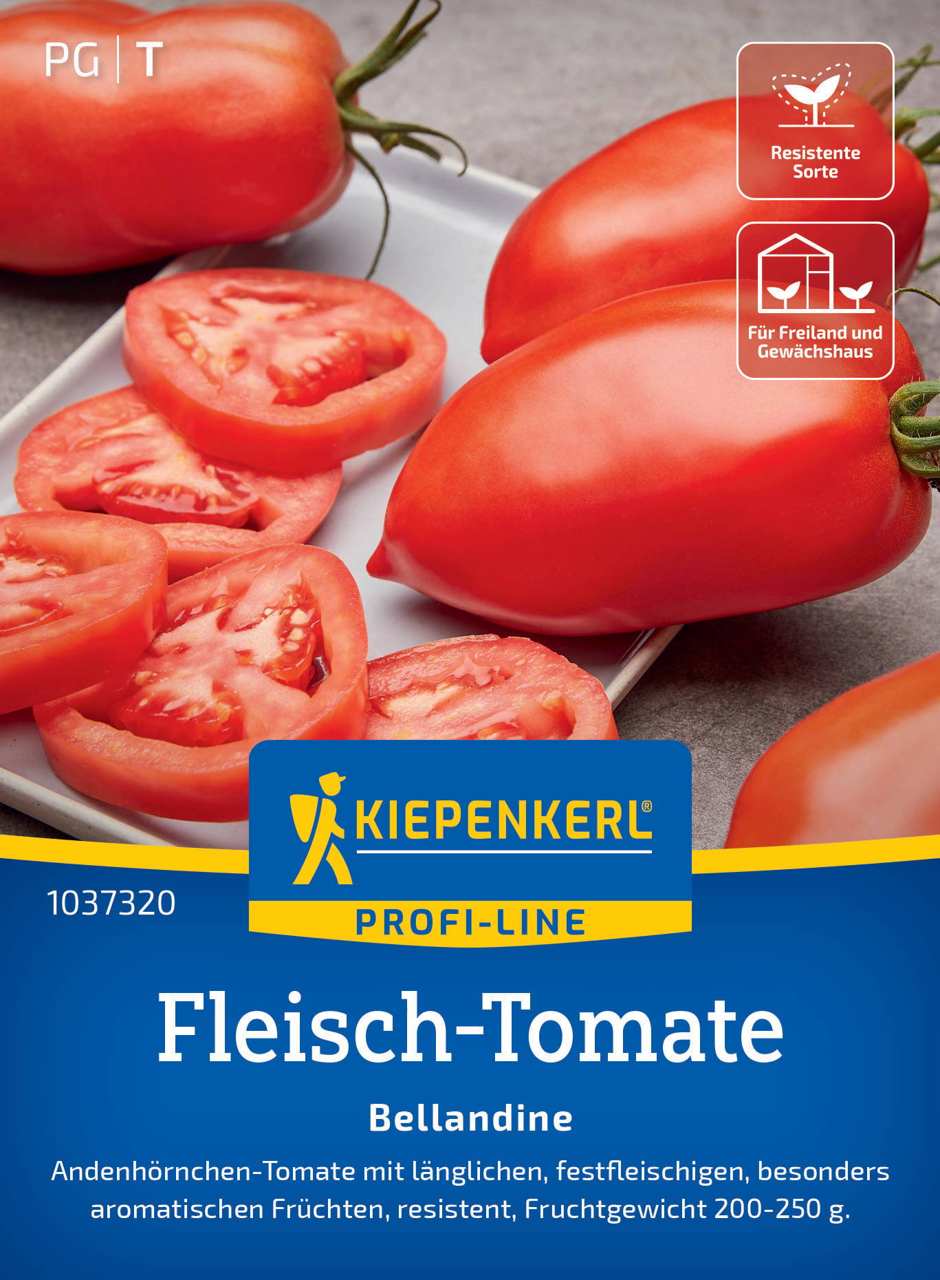 Fleisch-Tomatensamen Bellandine, F1
