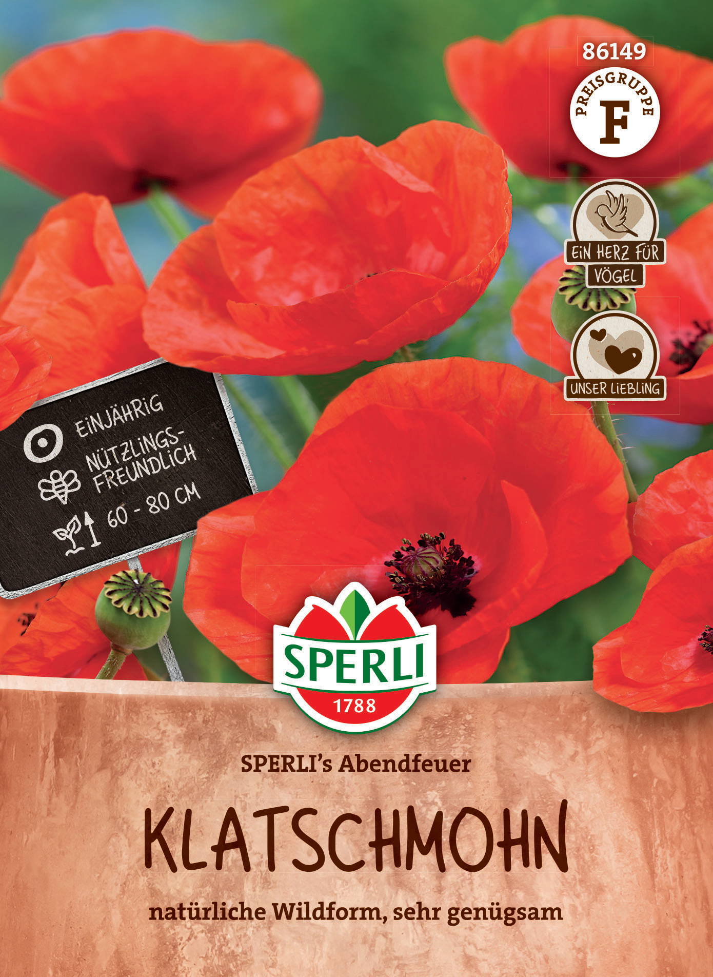 Klatschmohnsamen SPERLI's Abendfeuer