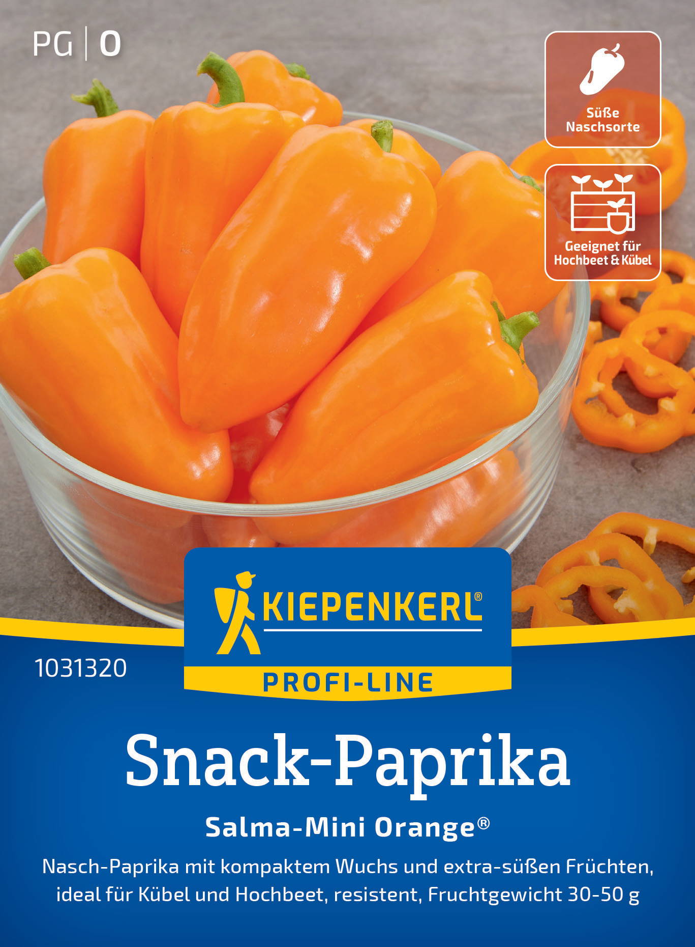 Paprikasamen Salma-Mini Orange®, F1