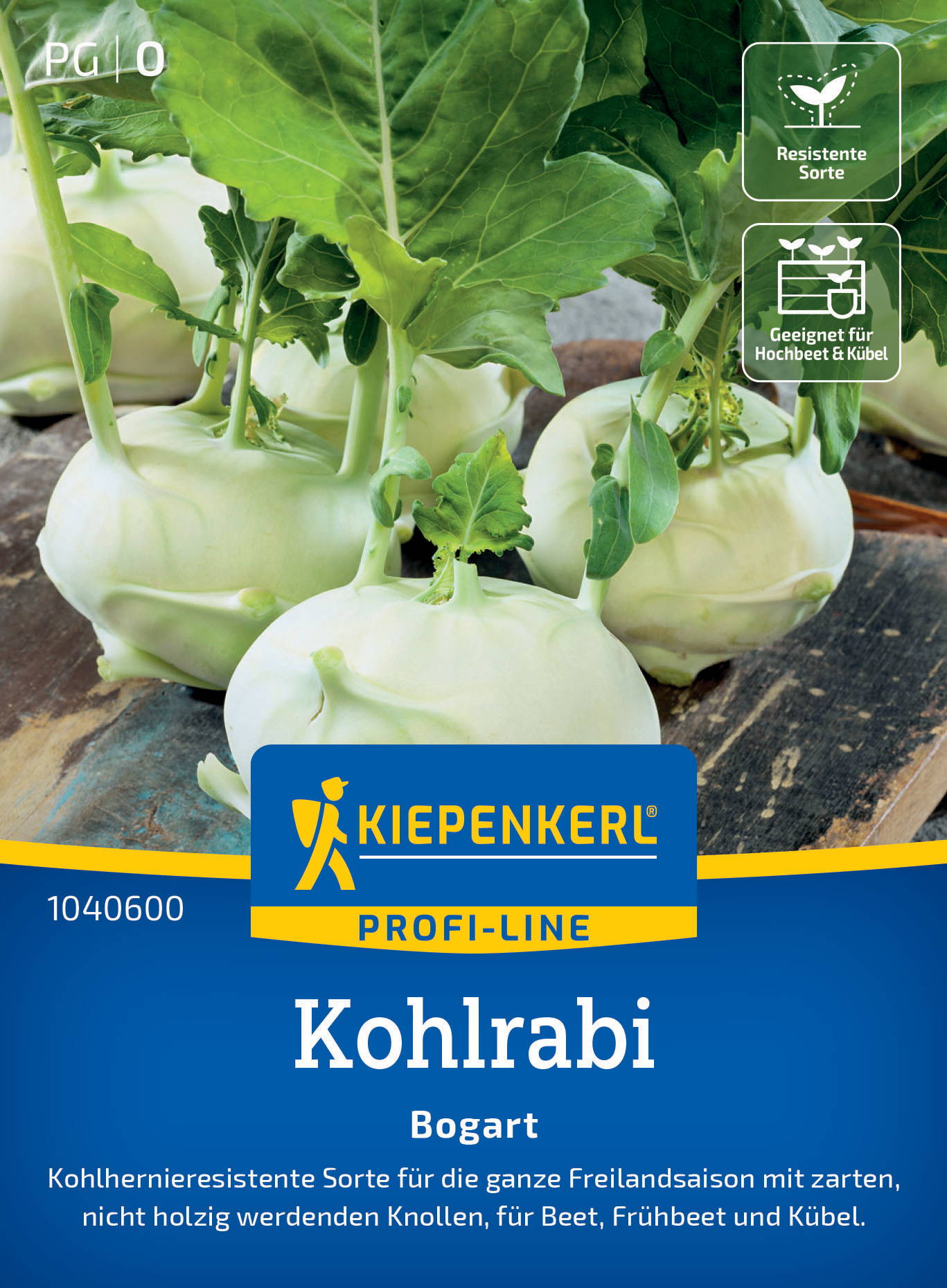 Kohlrabisamen Bogart, F1 