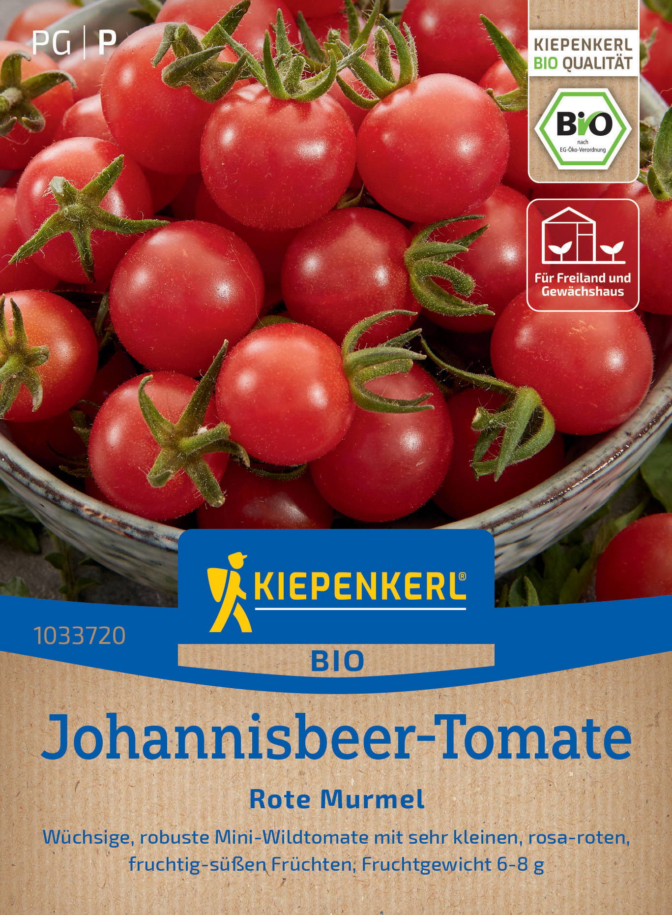 BIO Johannisbeer-Tomatensamen Rote Murmel