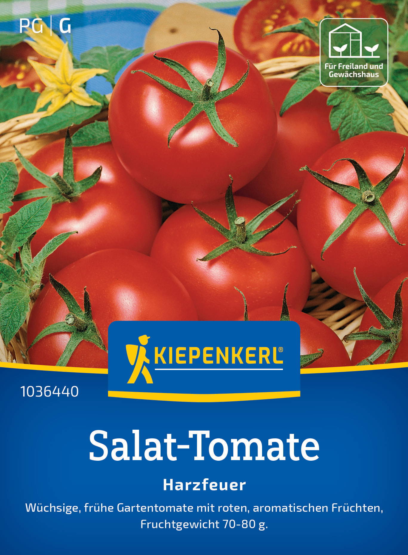 Salat-Tomatensamen Harzfeuer, F1