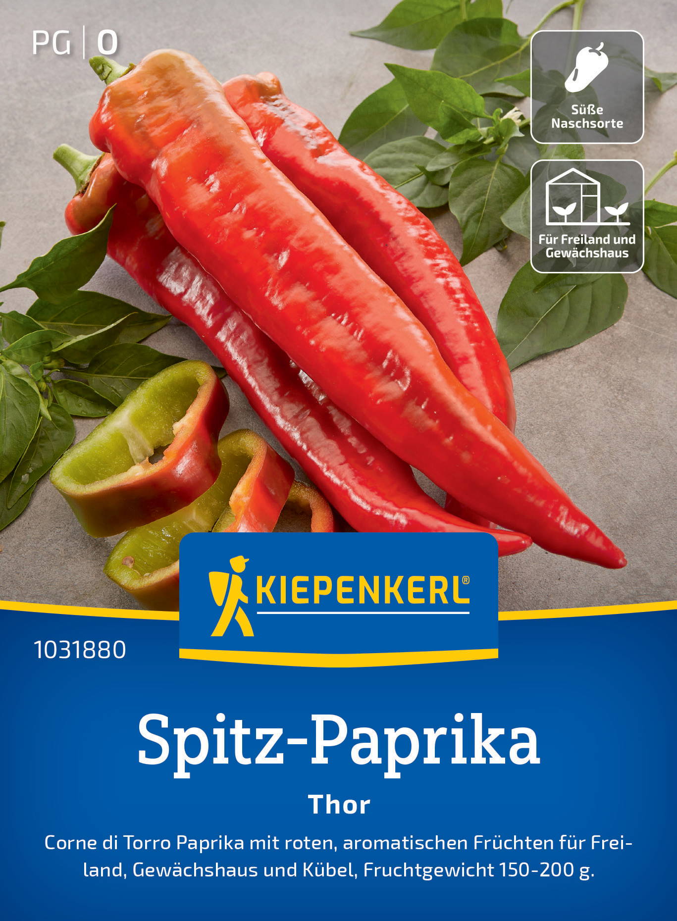 Spitz-Paprikasamen Thor, F1 