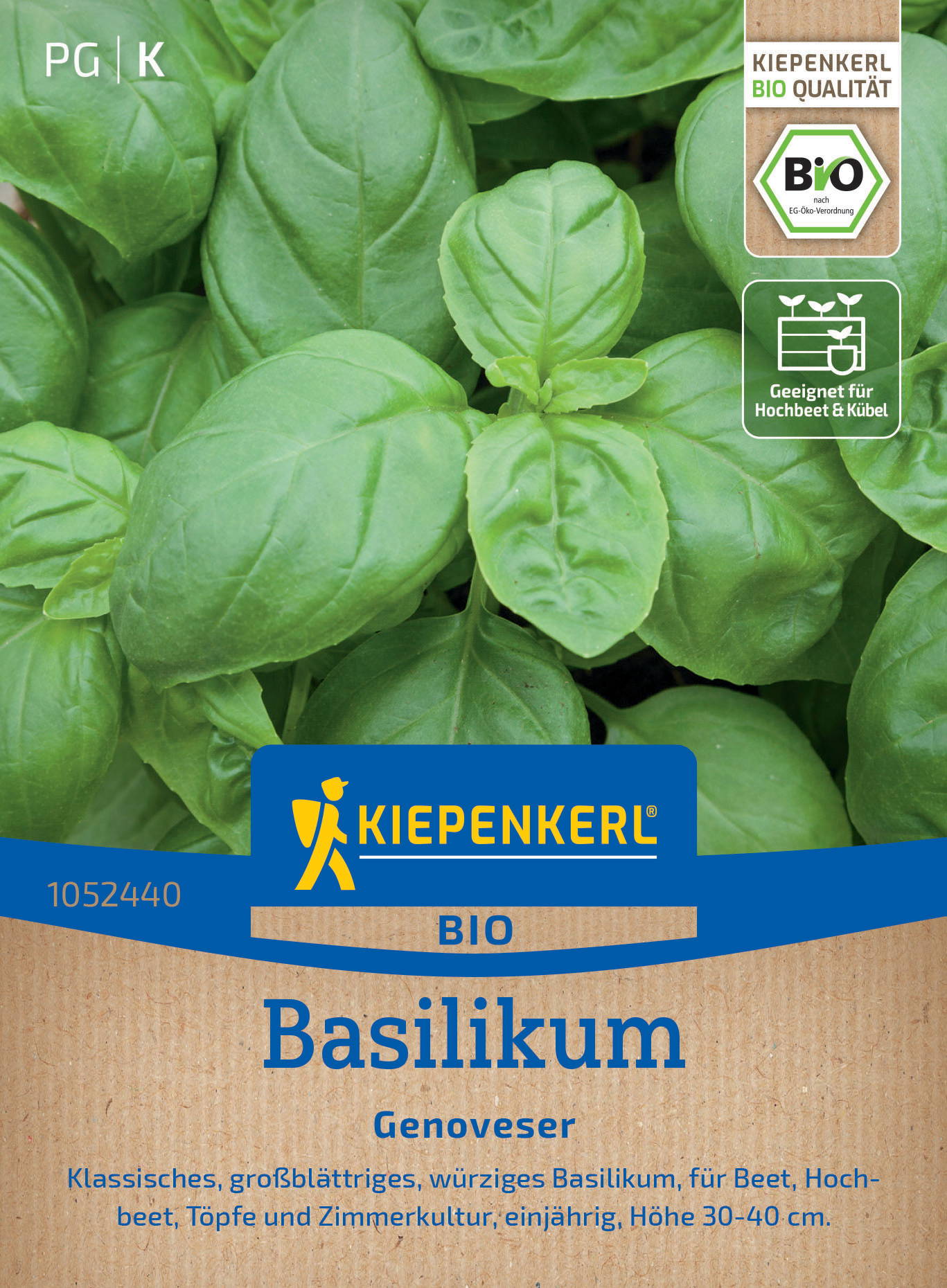 BIO Basilikumsamen Genoveser