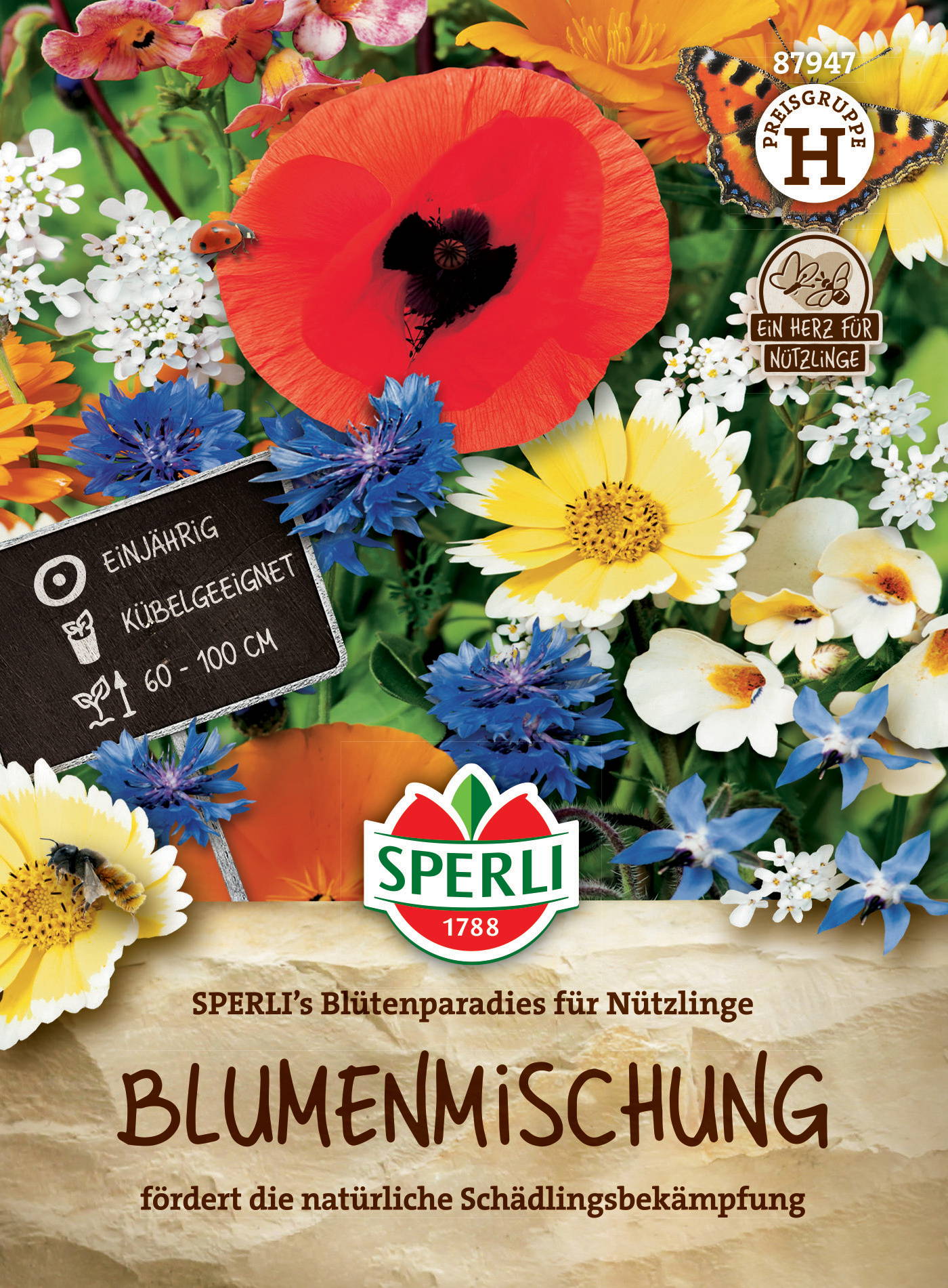 Blumensamen-Mischung Blütenparadies für Nützlinge
