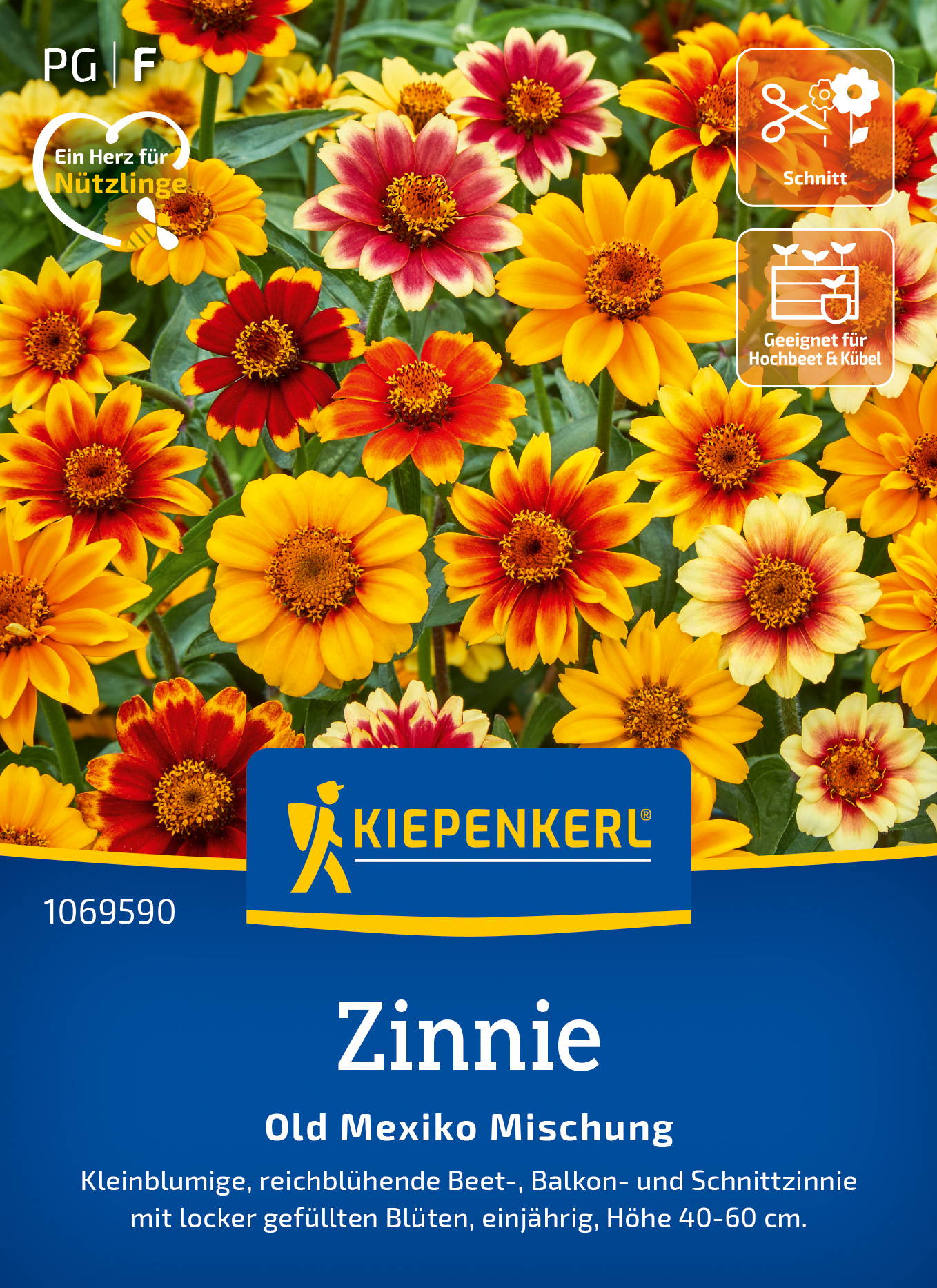 Zinniensamen Old Mexiko Mischung