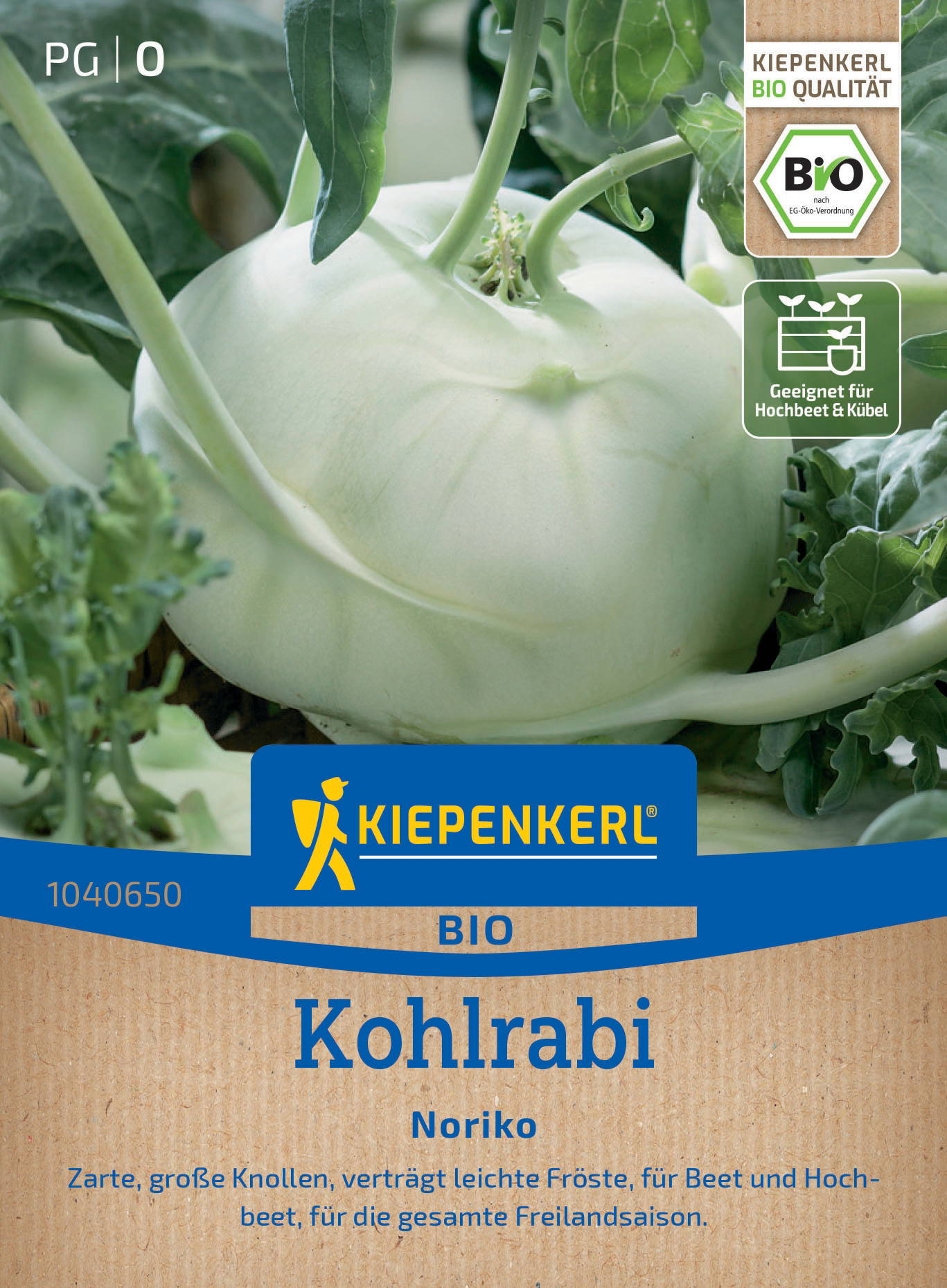 BIO Kohlrabisamen Noriko