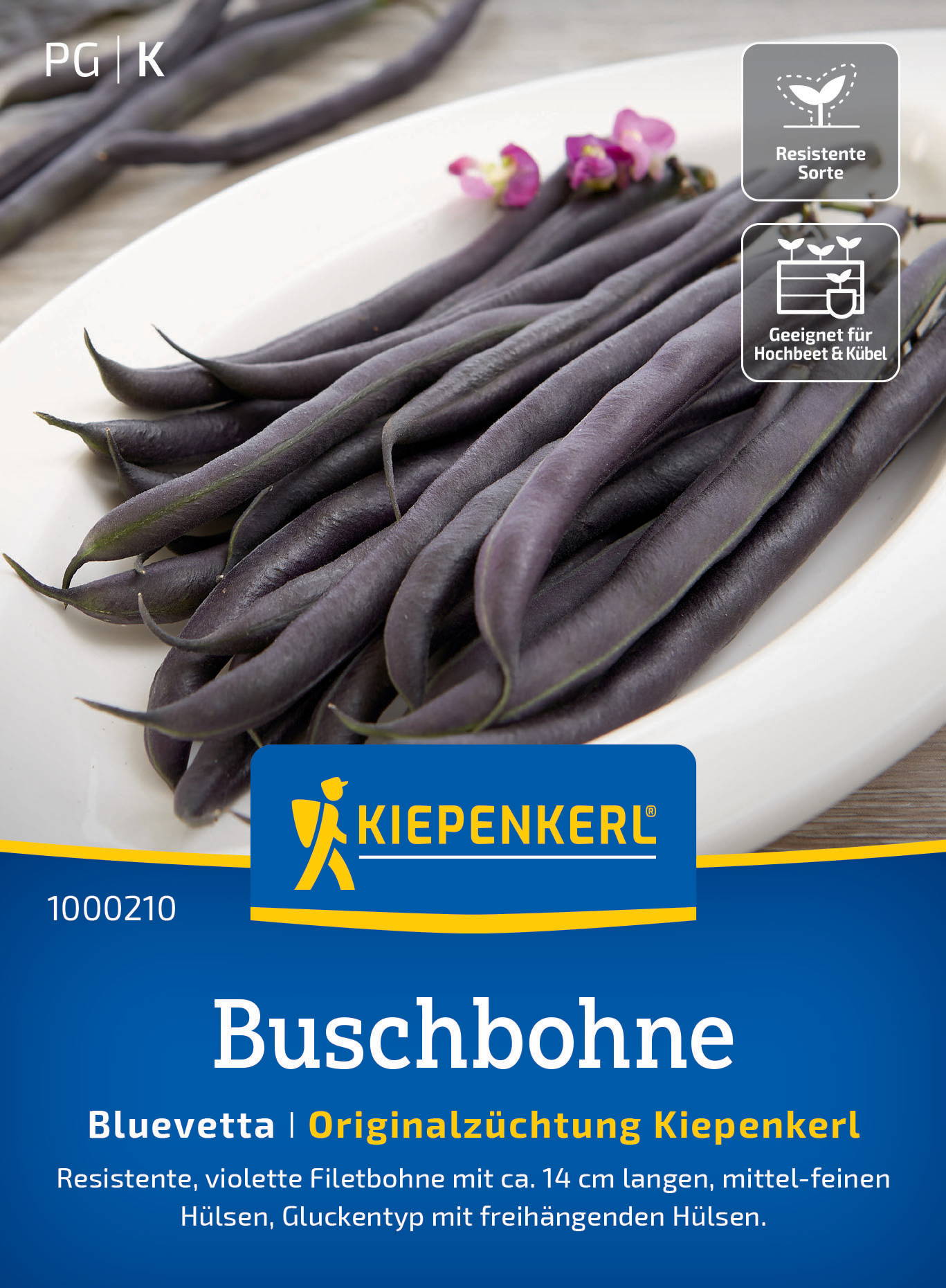 Buschbohnensamen Bluevetta