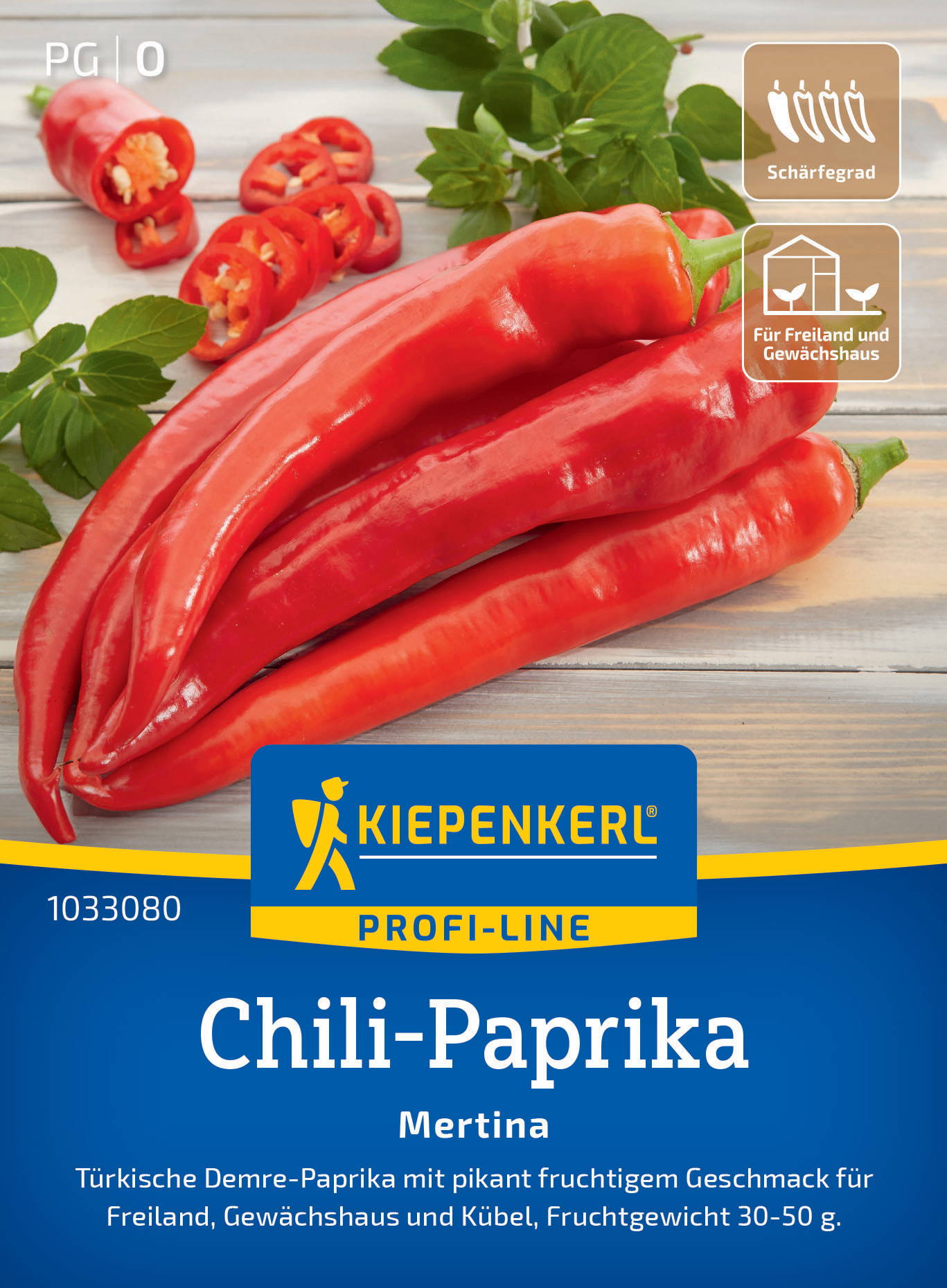Chili-Paprikasamen Mertina, F1 
