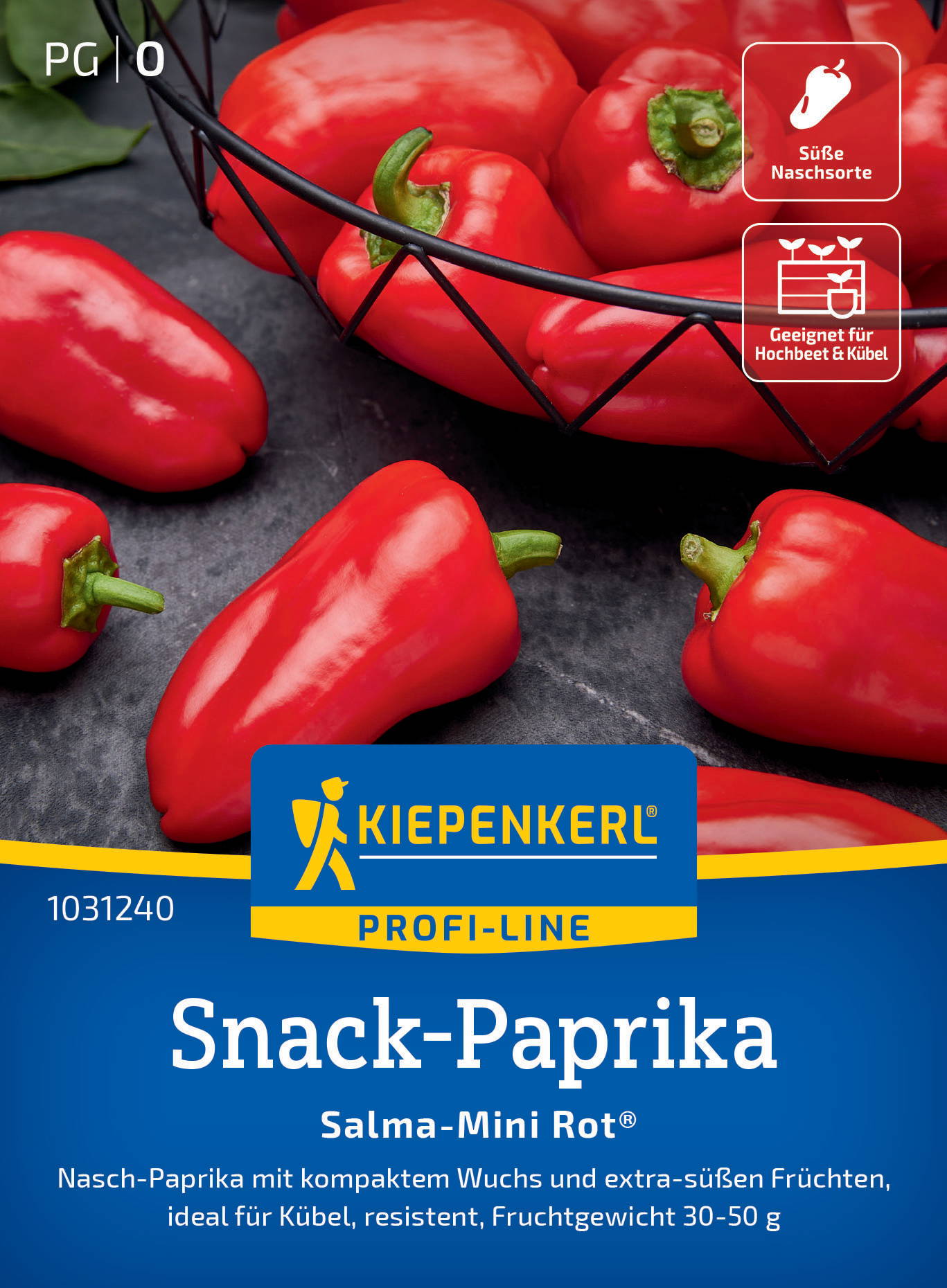 Paprikasamen Salma-Mini Rot®, F1 
