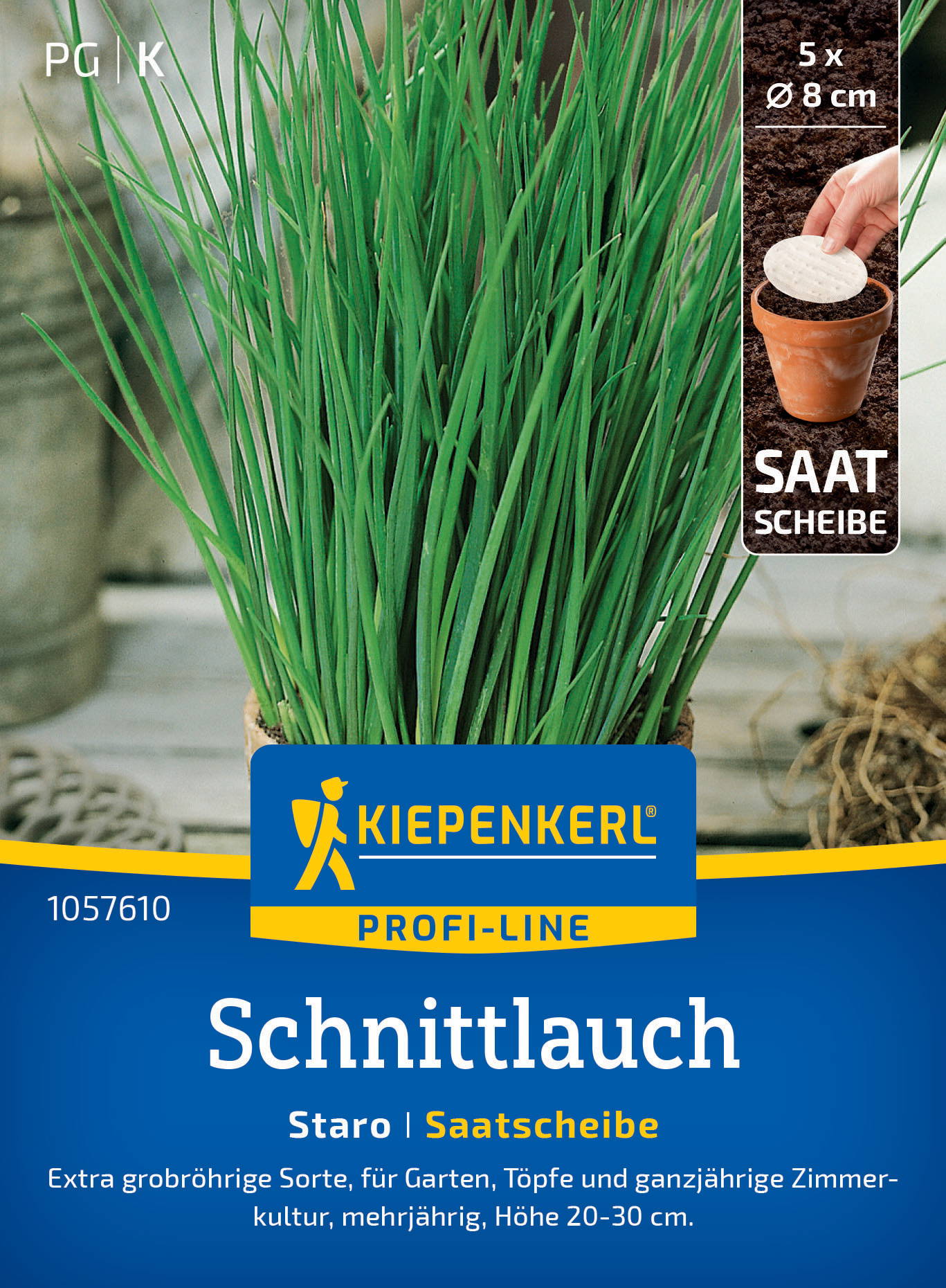Schnittlauchsamen Staro, Saatscheibe