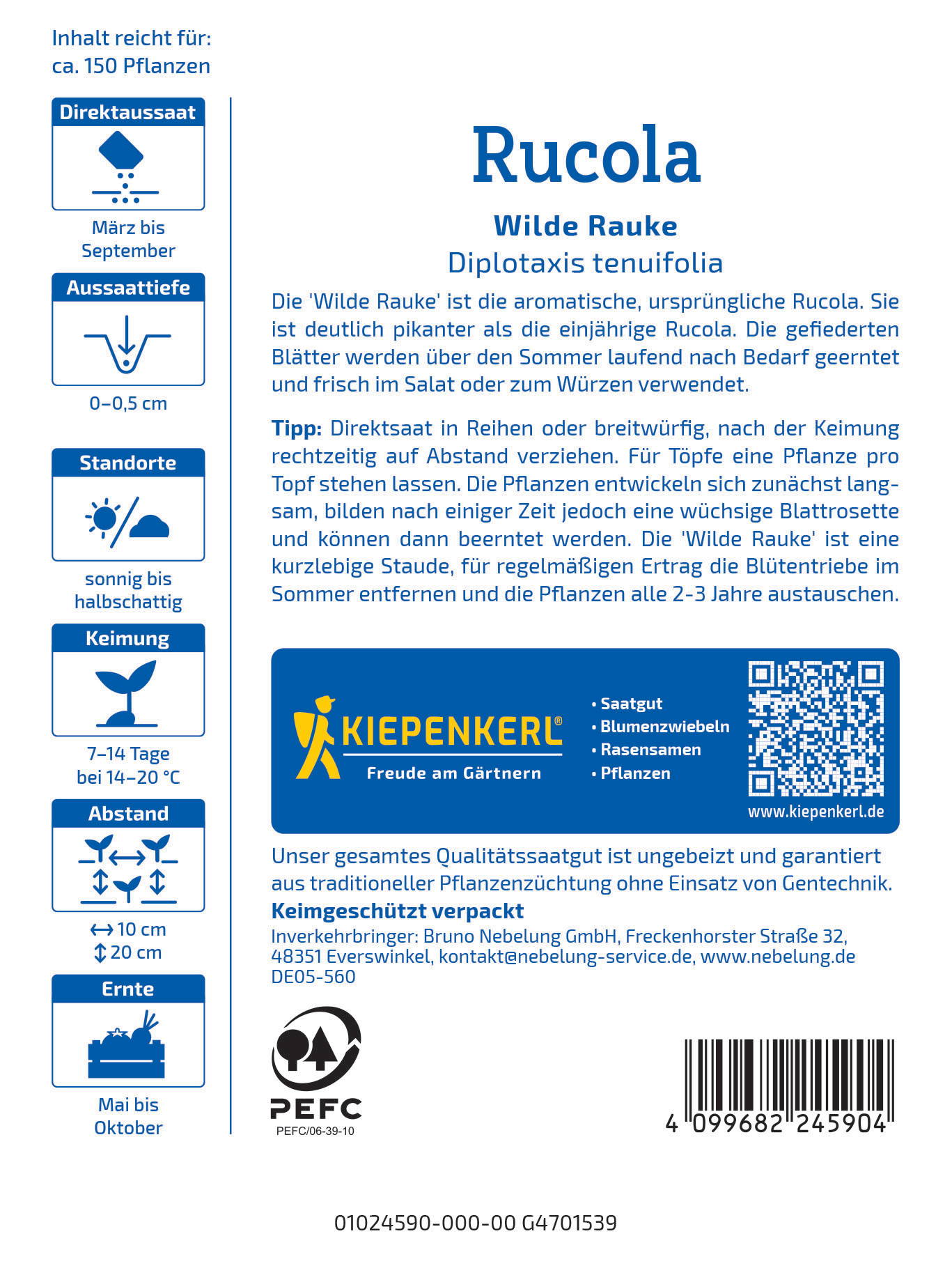 Pfeil mit Tropfen, Pflanze, Sonne und Wolke, Blume, Pfeil nach oben, Barcodes, PEFC-Logo, QR-Code.