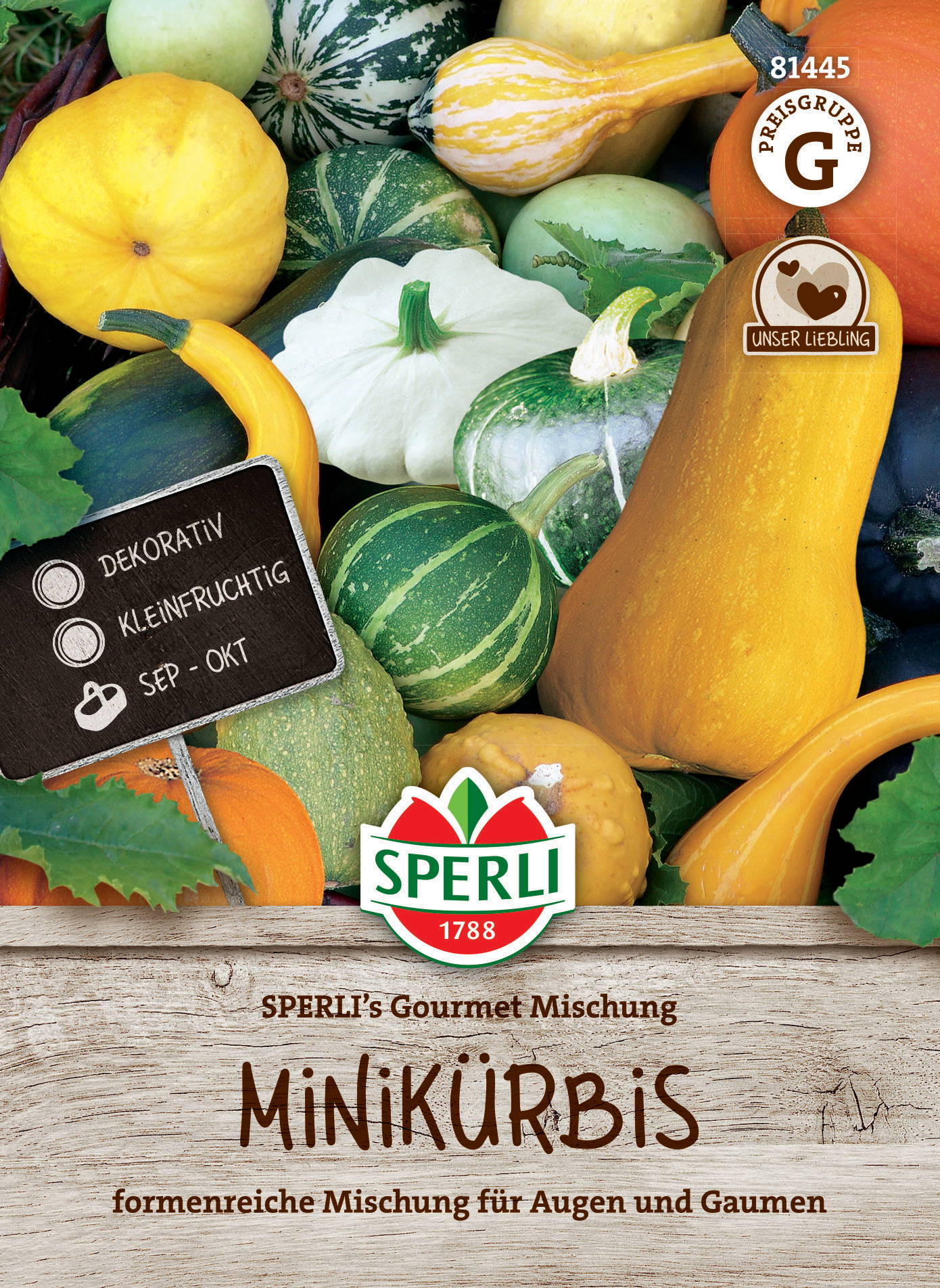 Kürbissamen SPERLI's Gourmet Mischung