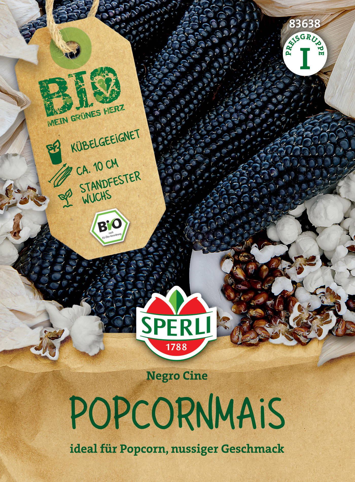 BIO Popkornmaissamen