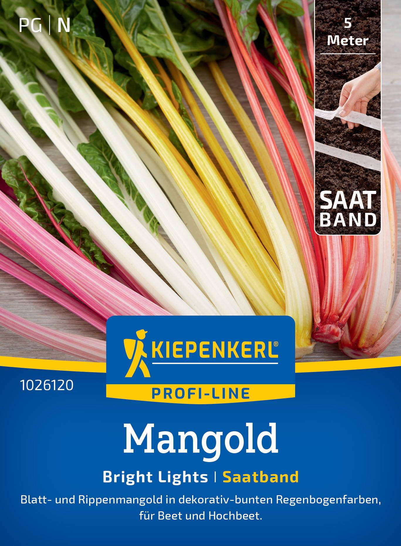 Mangoldsamen Bright Lights, Saatband
