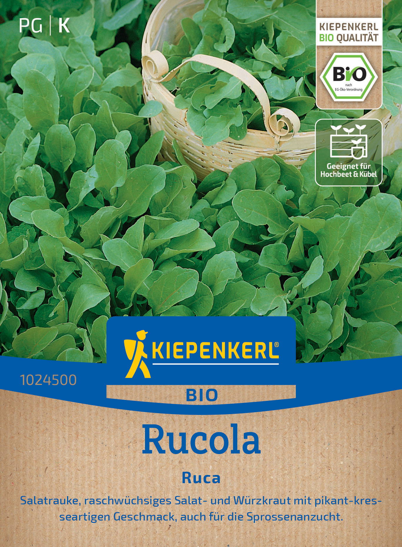 BIO Rucolasamen Ruca Salatrauke