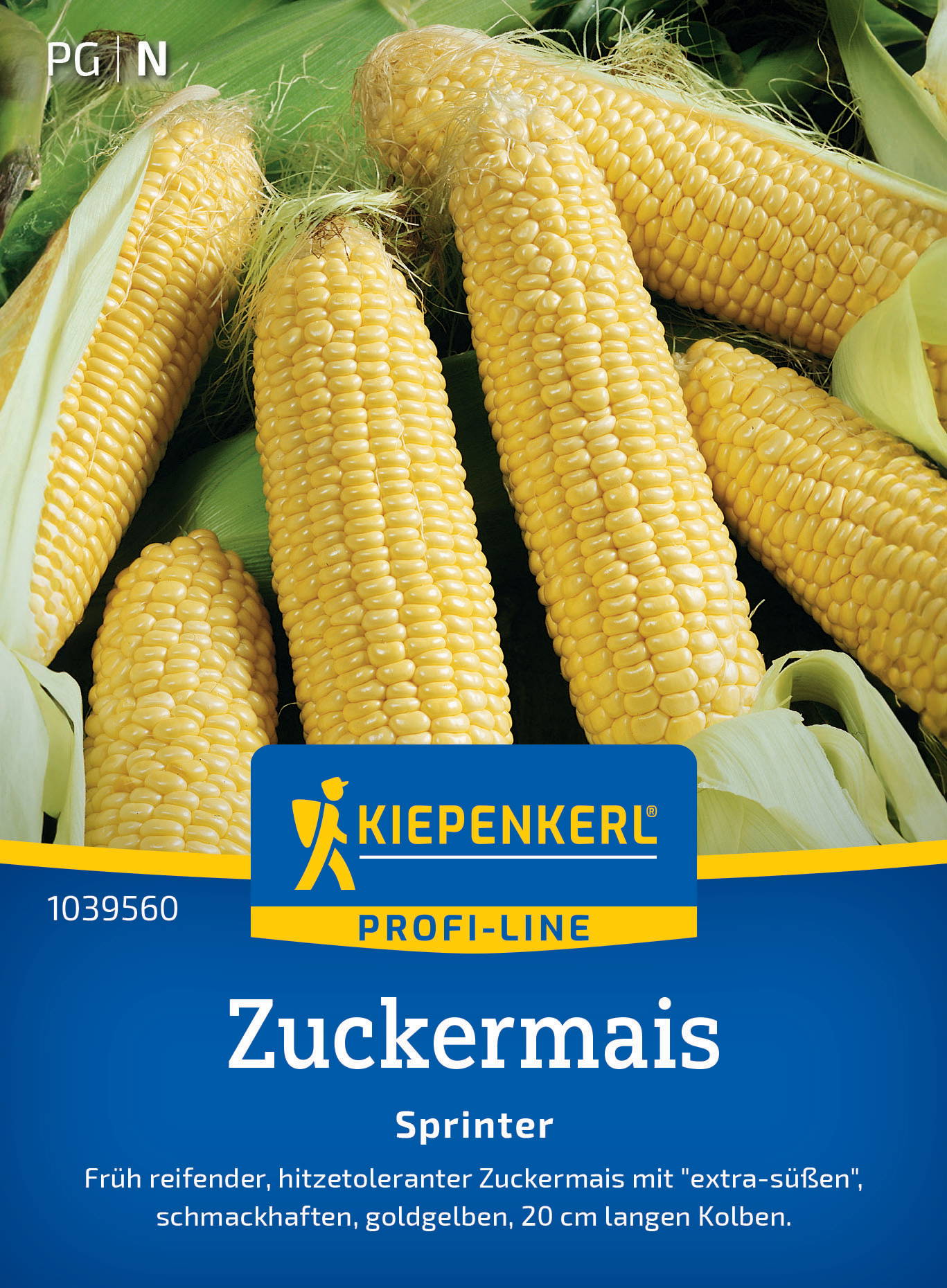 Mehrere gelbe Zuckermais Kolben mit grünen Blättern.