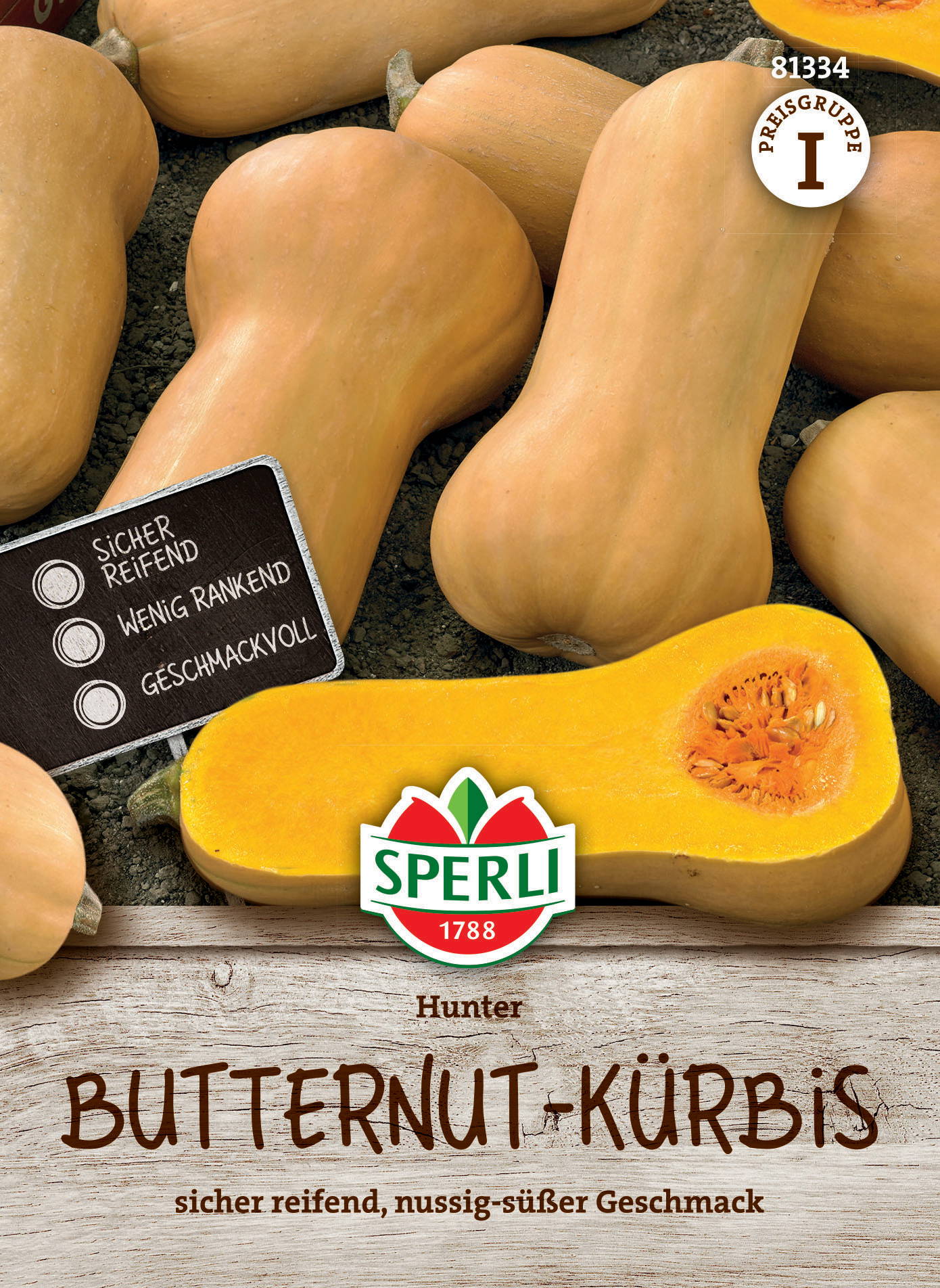 Butternutkürbissamen Hunter, F1