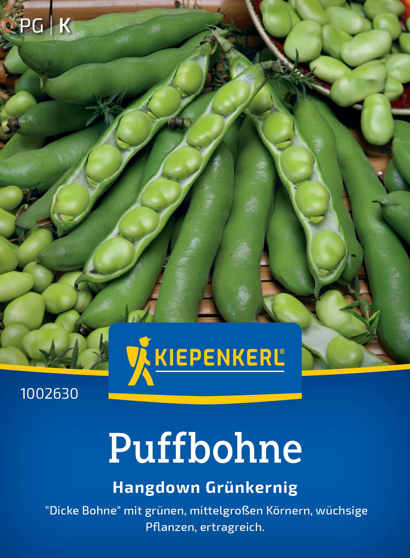 Puffbohnensamen Hangdown Grünkernig