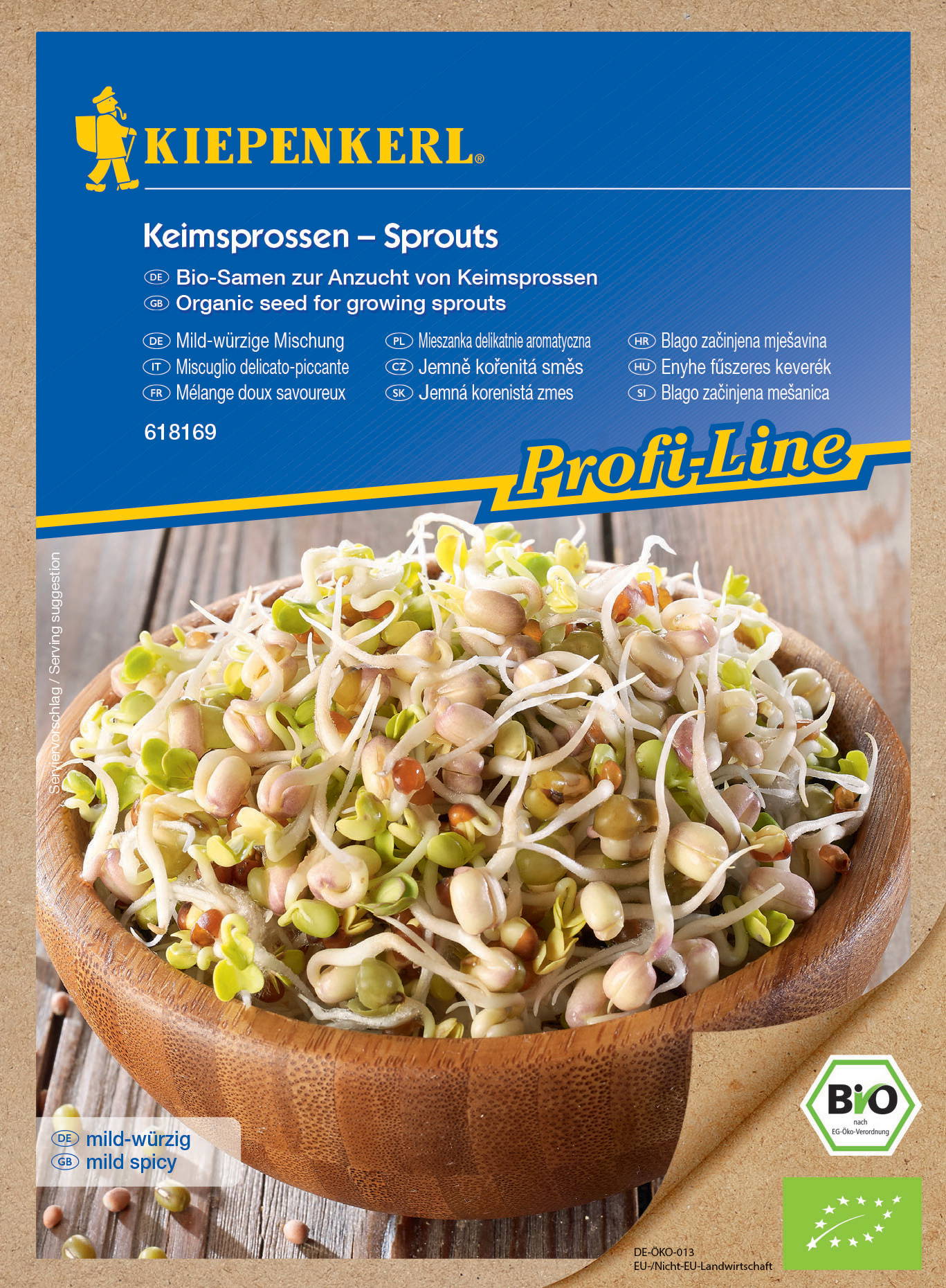 BIO Keimsprossen-Saat Mild-würzige Mischung