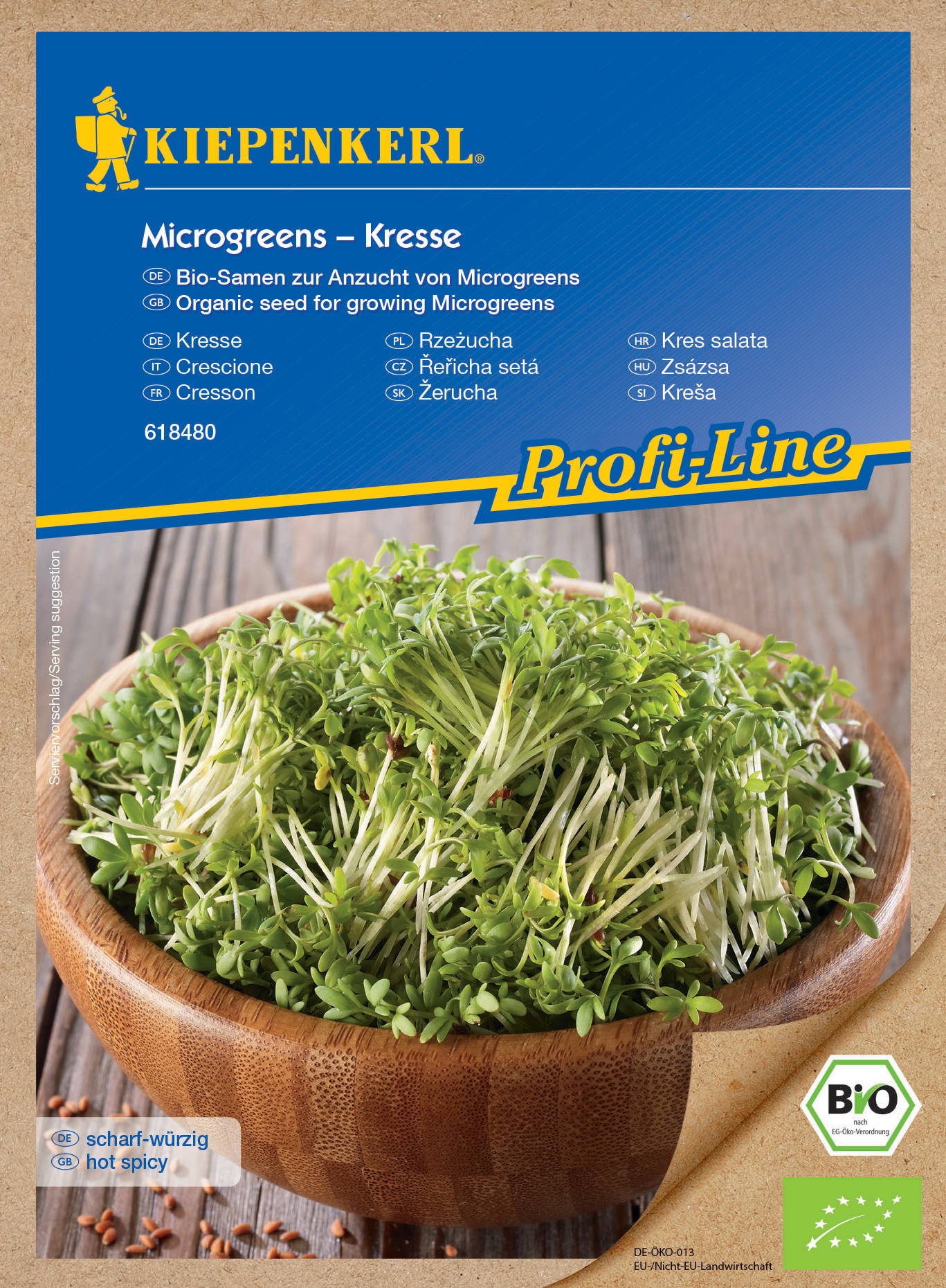 BIO Microgreen-Saat Kressesamen