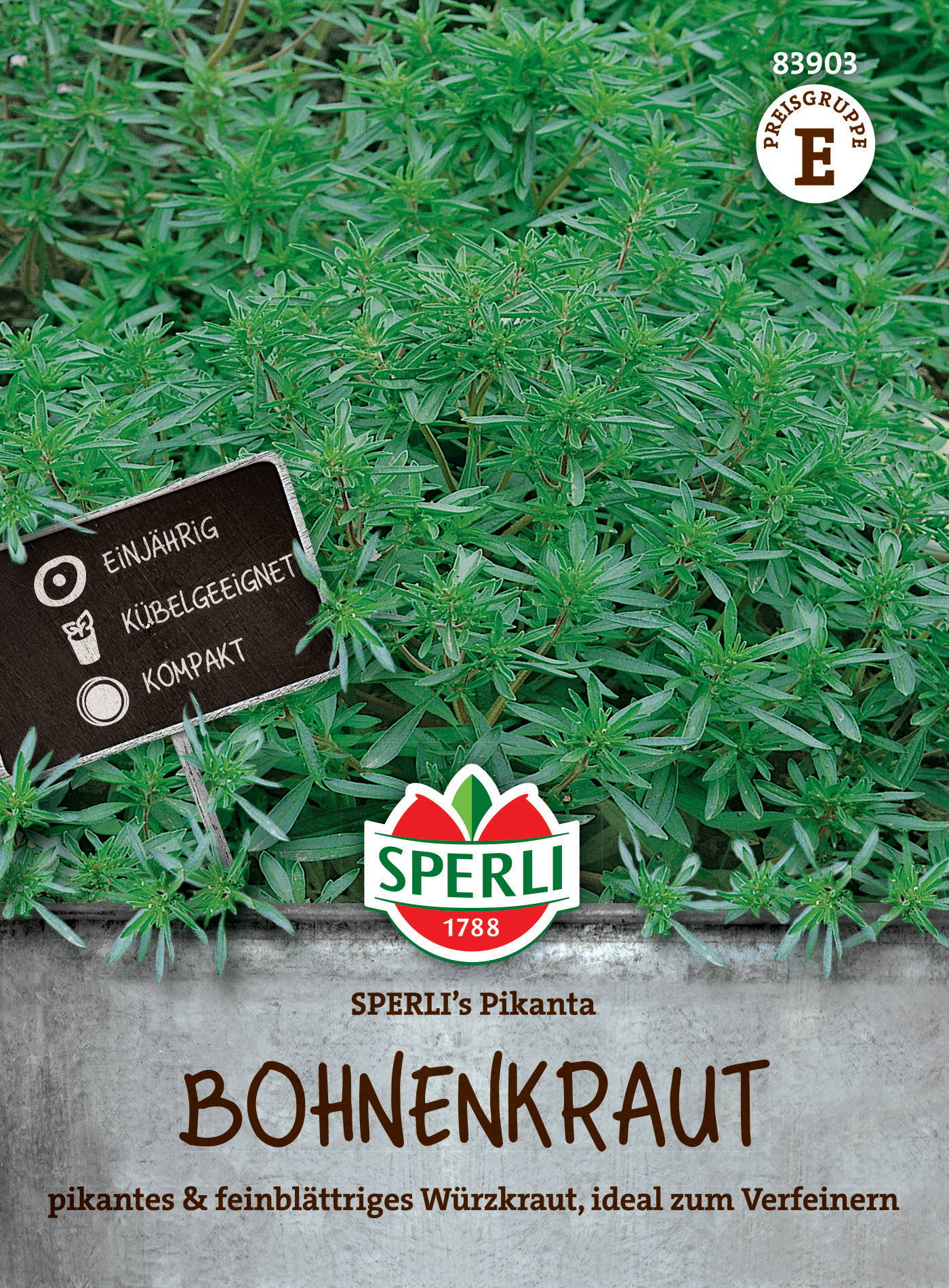 Bohnenkrautsamen SPERLI's Pikanta