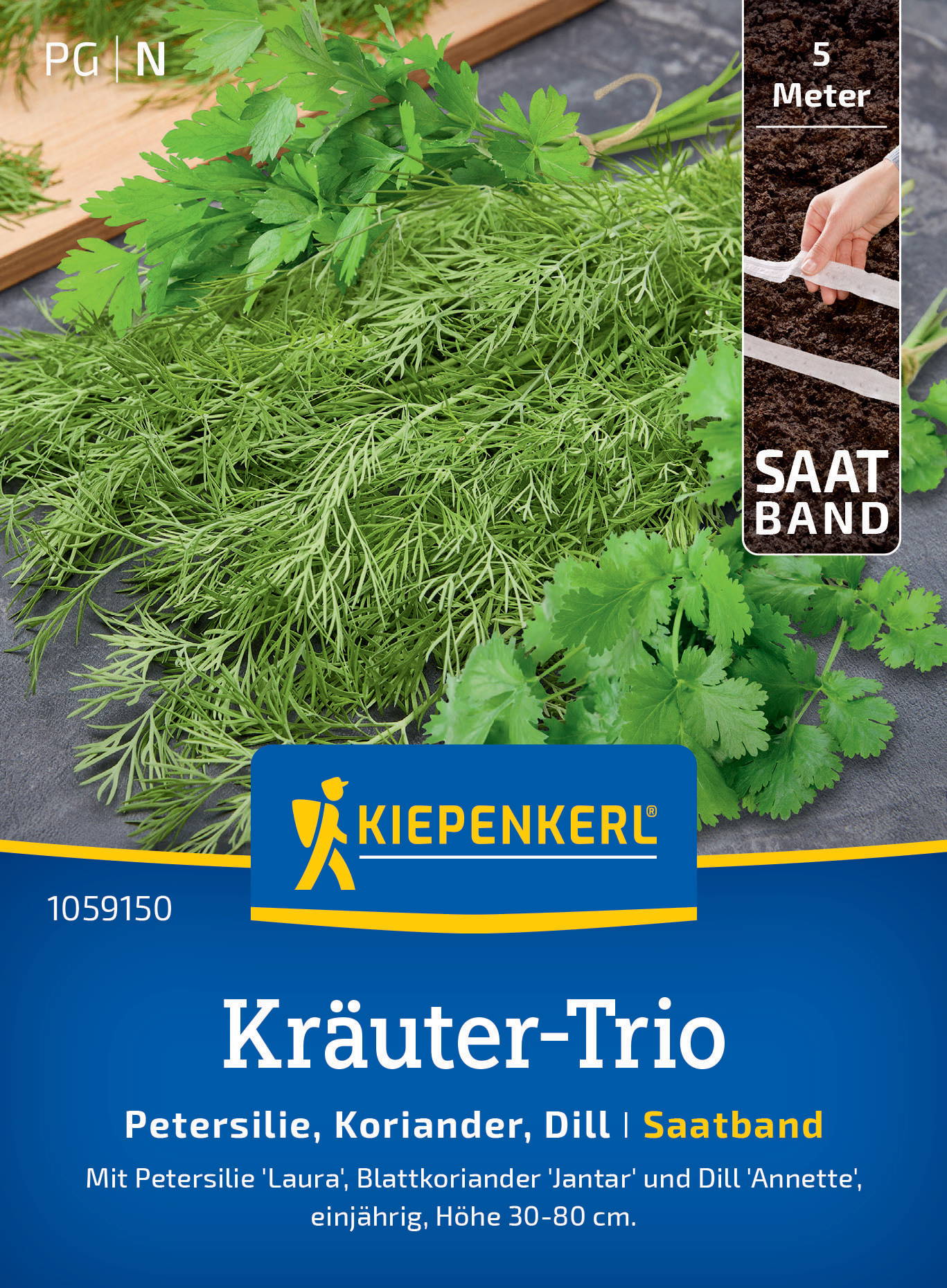 Kräutersamen-Trio Laura, Jantar, Annette, Saatband