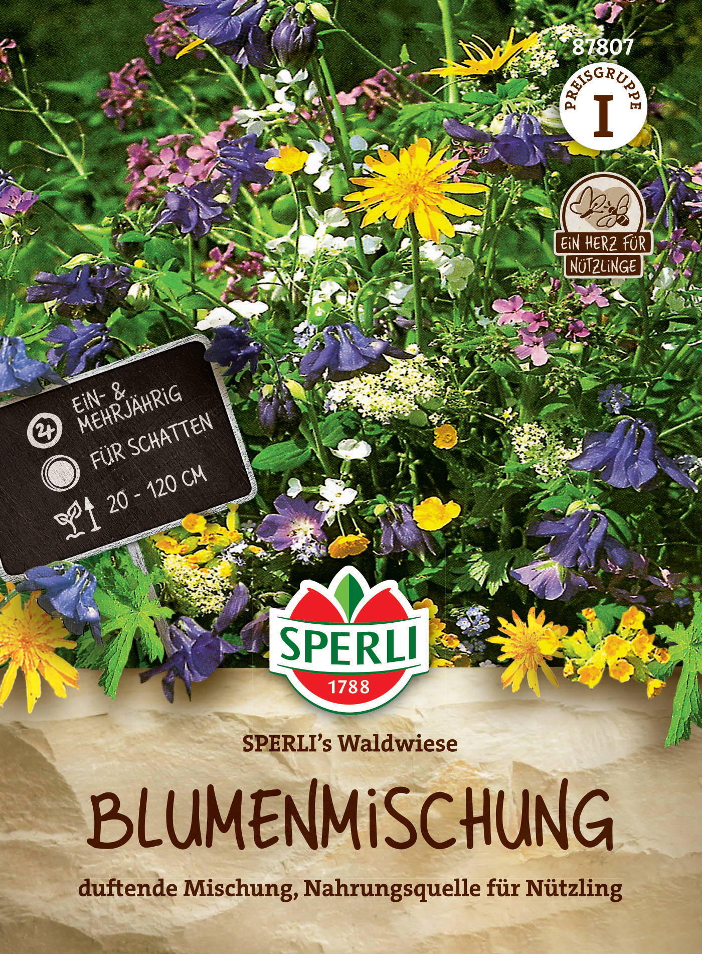 Blumensamen-Mischung Blühende Waldwiese