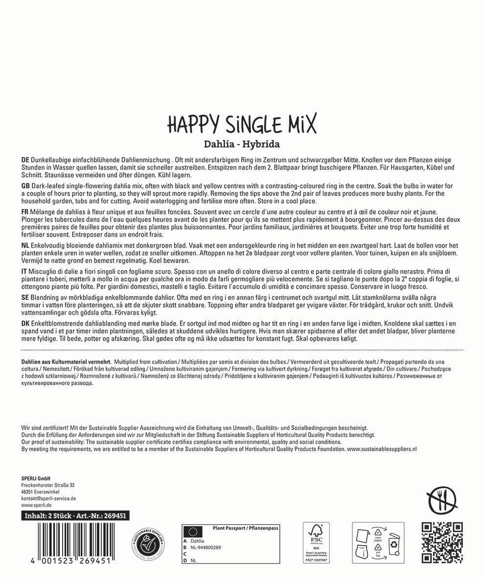 Auf dem Bild sind Pflanzenschutzhinweise in verschiedenen Sprachen mit Beschreibungen, Symbolen und einem QR-Code.