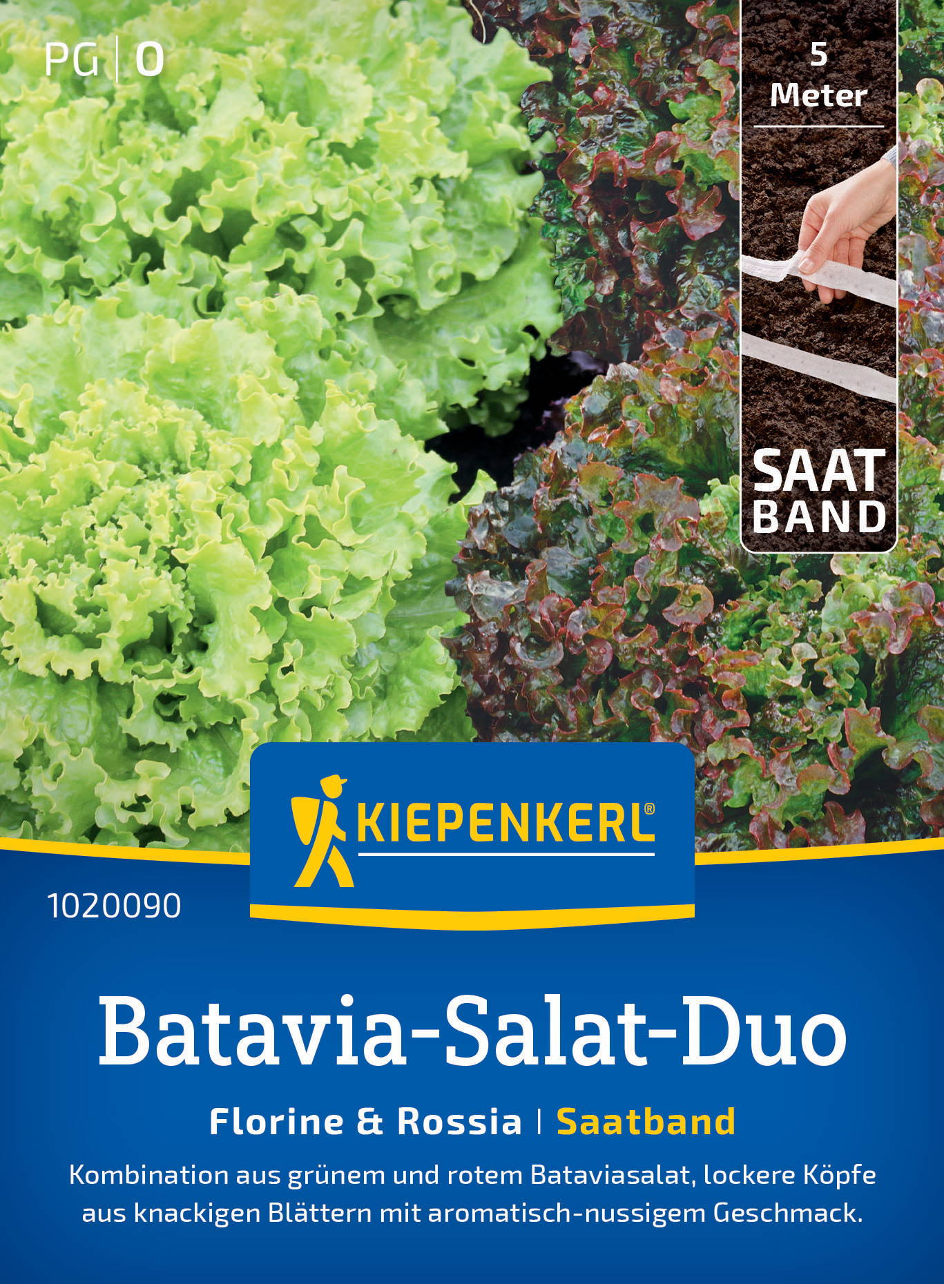 Batavia-Salatsamen-Duo Florine & Rossia, Saatband