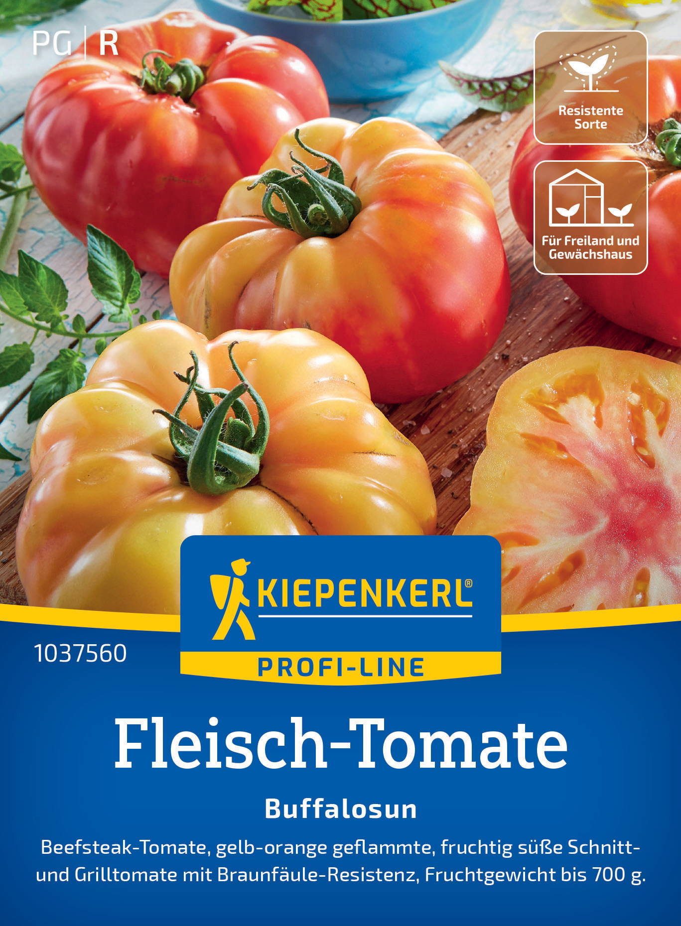 Fleisch-Tomatensamen Buffalosun, F1