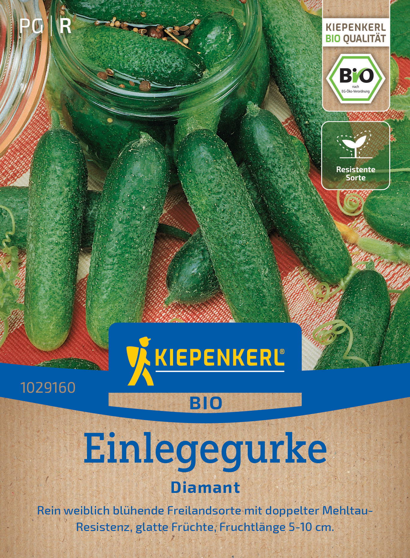 BIO Einlegegurkensamen Diamant, F1