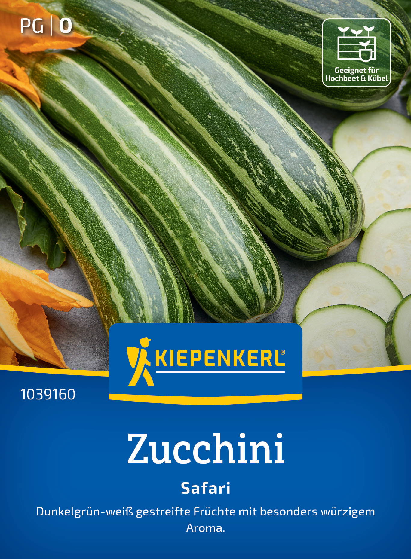 Zucchini mit grünen und weißen Streifen, in Scheiben geschnitten, auf einem grauen Hintergrund.