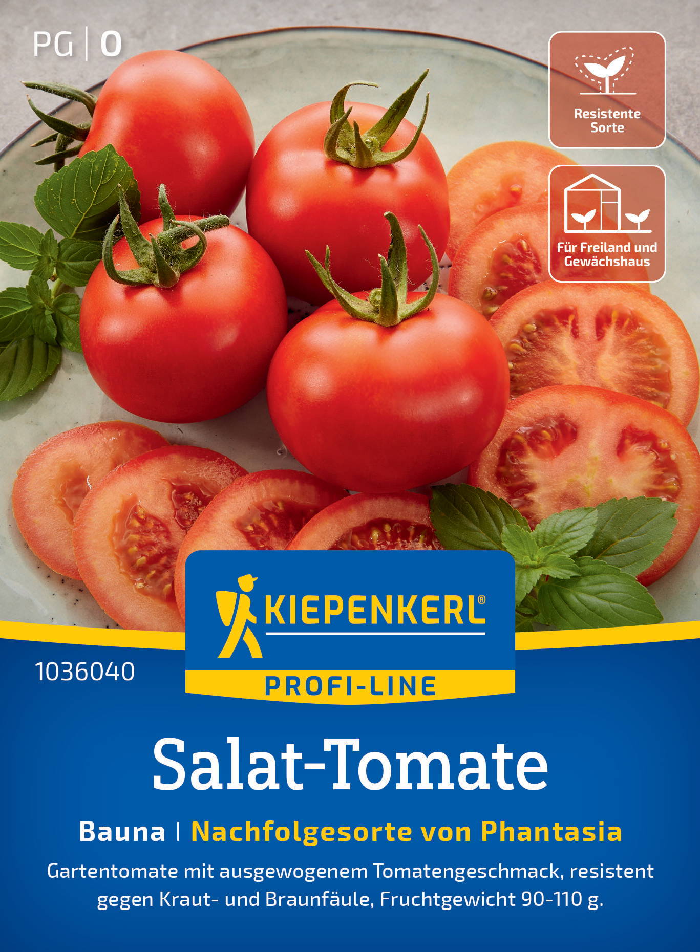 Salat-Tomatensamen Bauna, F1 