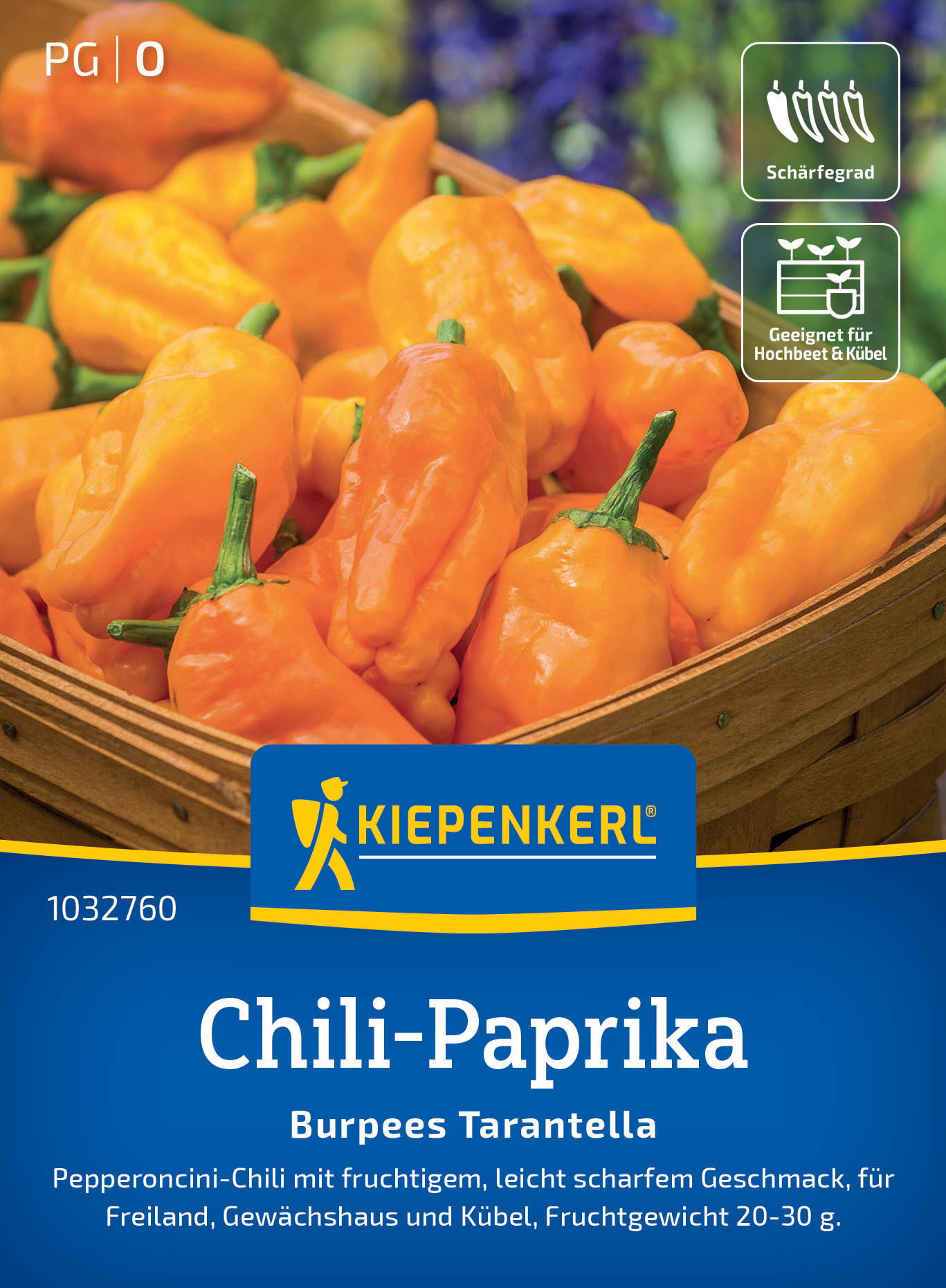 Chili-Paprikasamen Burpees Tarantella