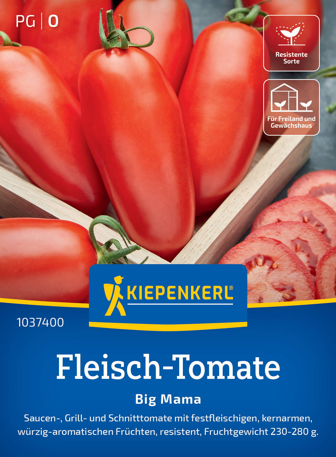 Fleisch-Tomatensamen Big Mama