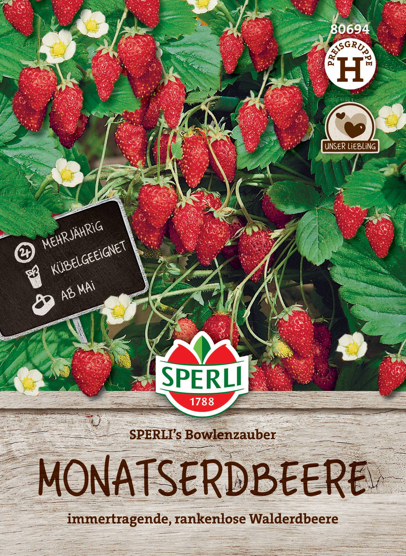 Monatserdbeerensamen SPERLI's Bowlenzauber