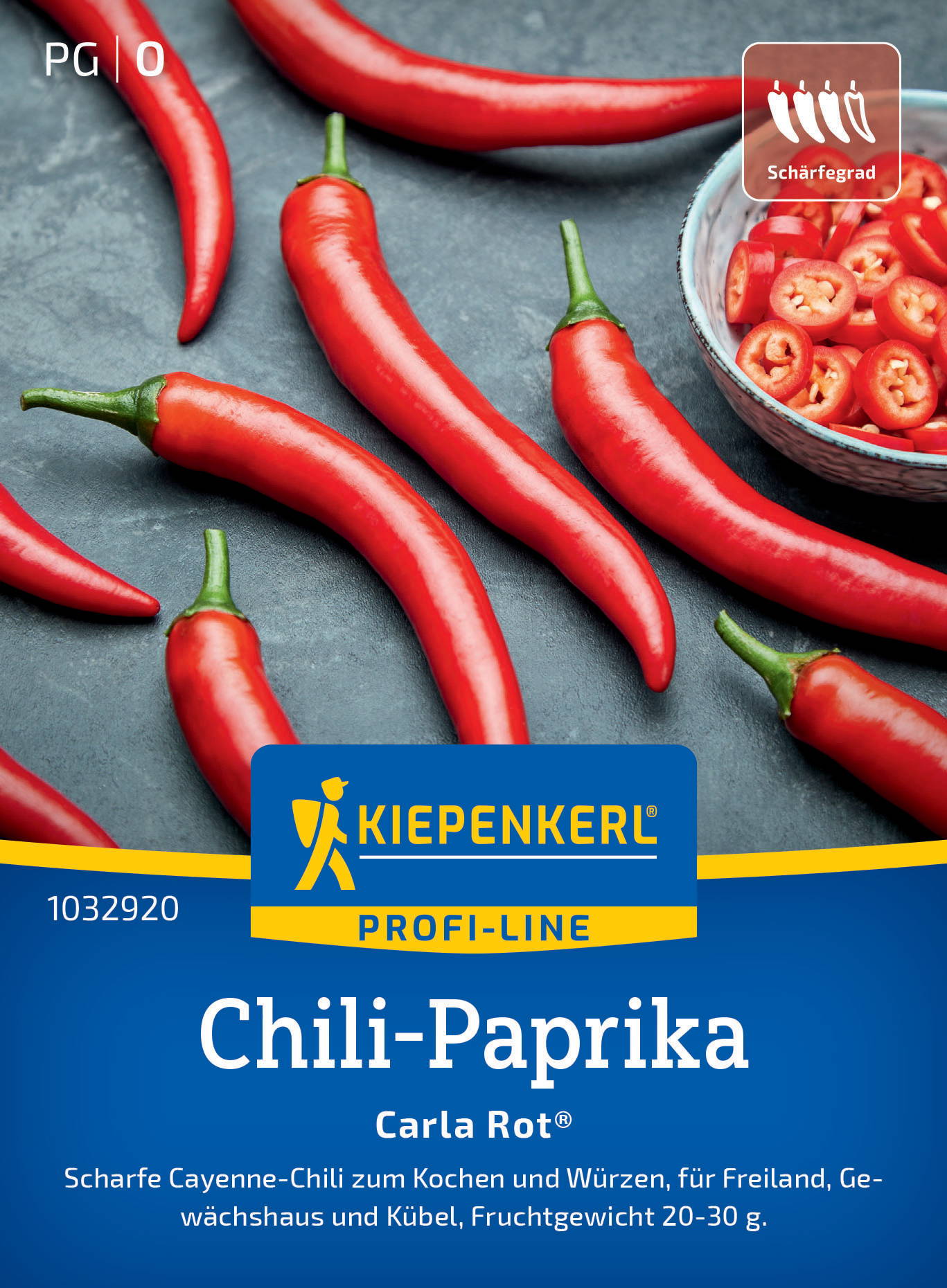 Chili-Paprikasamen Carla Rot®, F1 