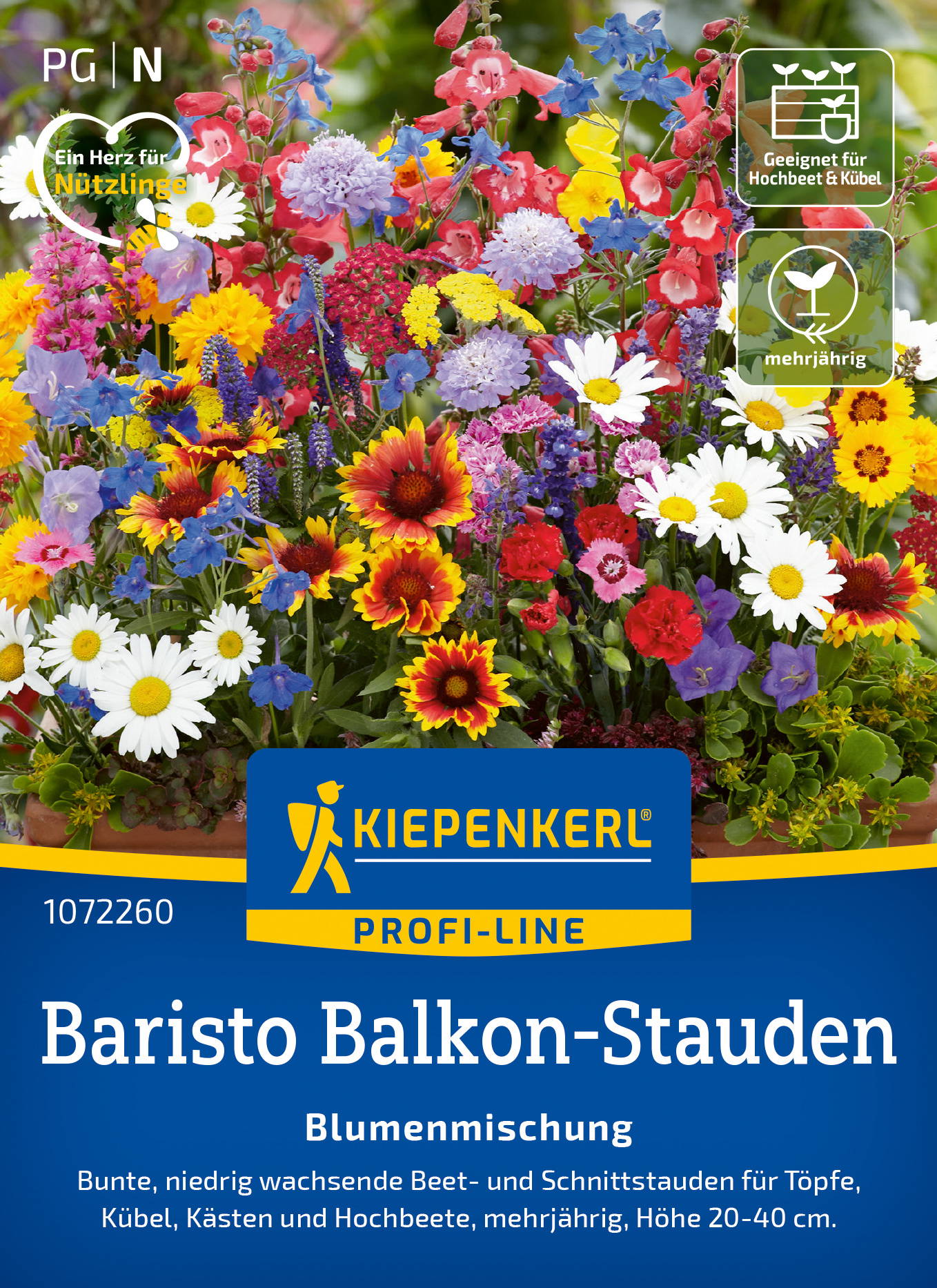 Blumensamen-Mischung Baristo Balkon-Stauden