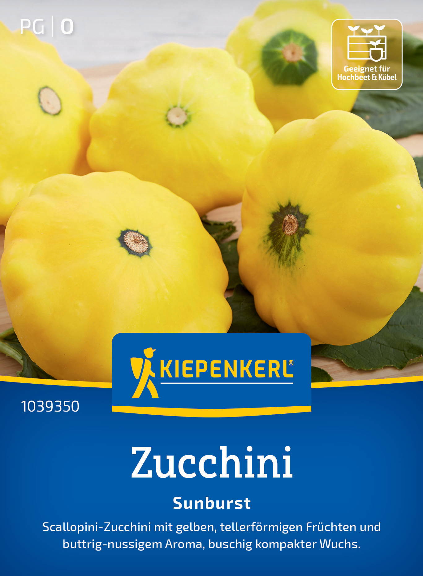 Zucchinisamen Sunburst, F1
