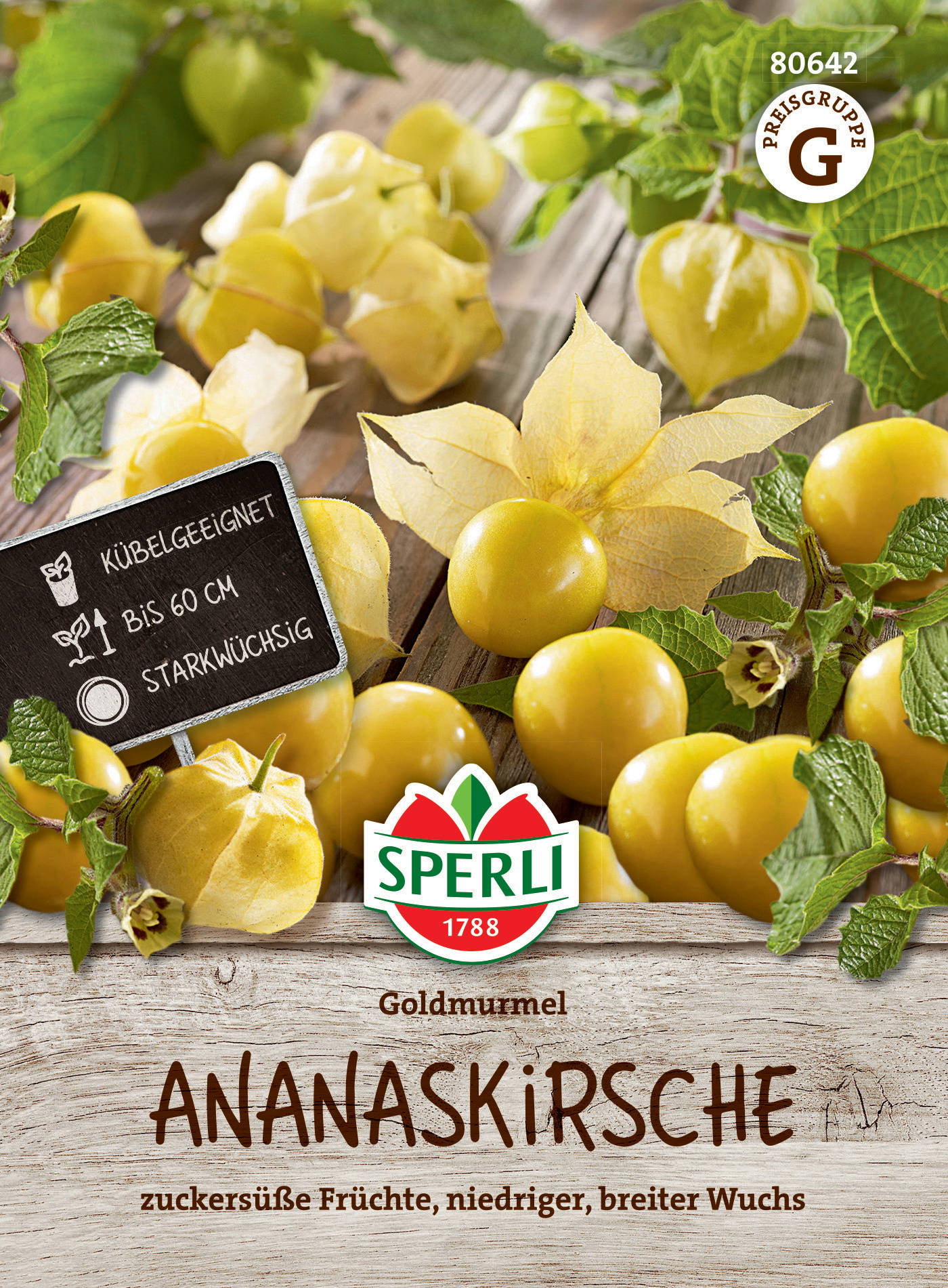 Ananaskirschensamen Goldmurmel